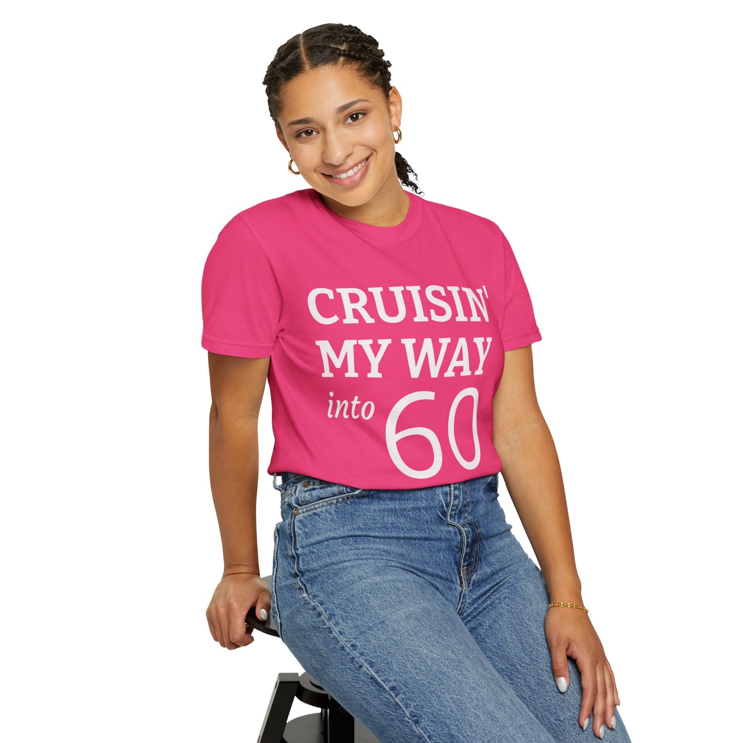 Cruisin' My Way Into 60 T-Shirt — 60th Birthday Tee