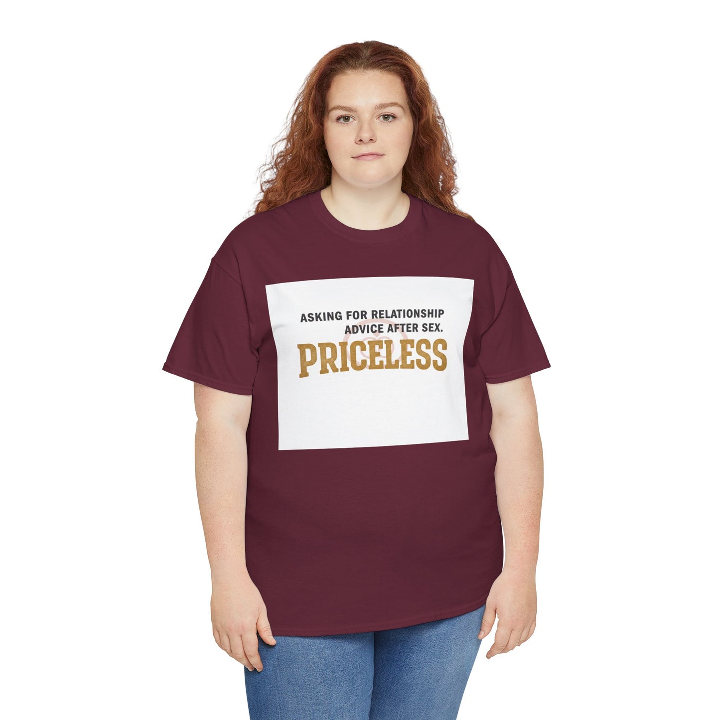 Priceless Funny Graphic Tee — "Asking for Relationship Advice After Sex" Casual Cotton Shirt