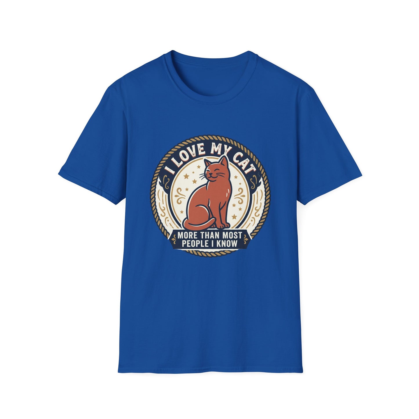 I Love My Cat T-Shirt — "I Love My Cat More Than Most People I Know" Cat Lover Tee