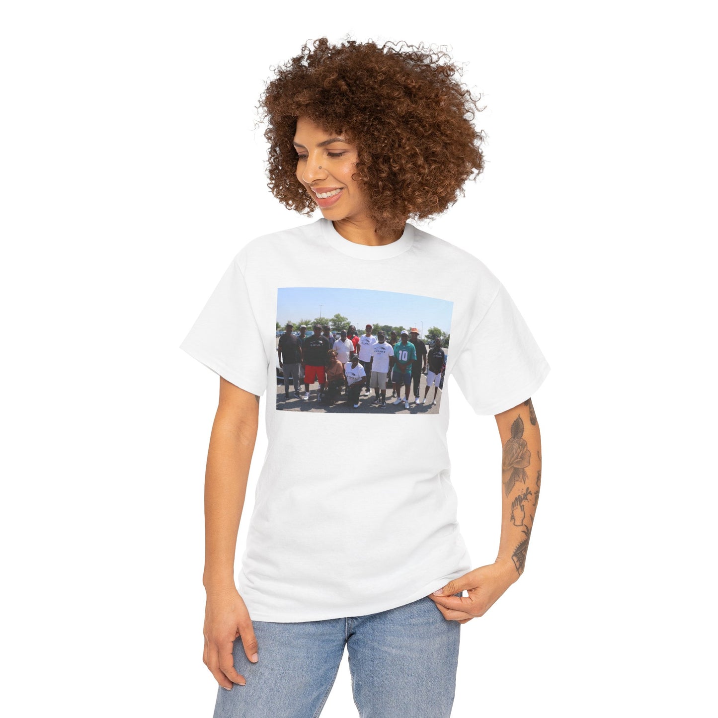 C-RYDERZ Group Photo Custom Tee — Personalized Reunion & Team Picture Shirt Printify
