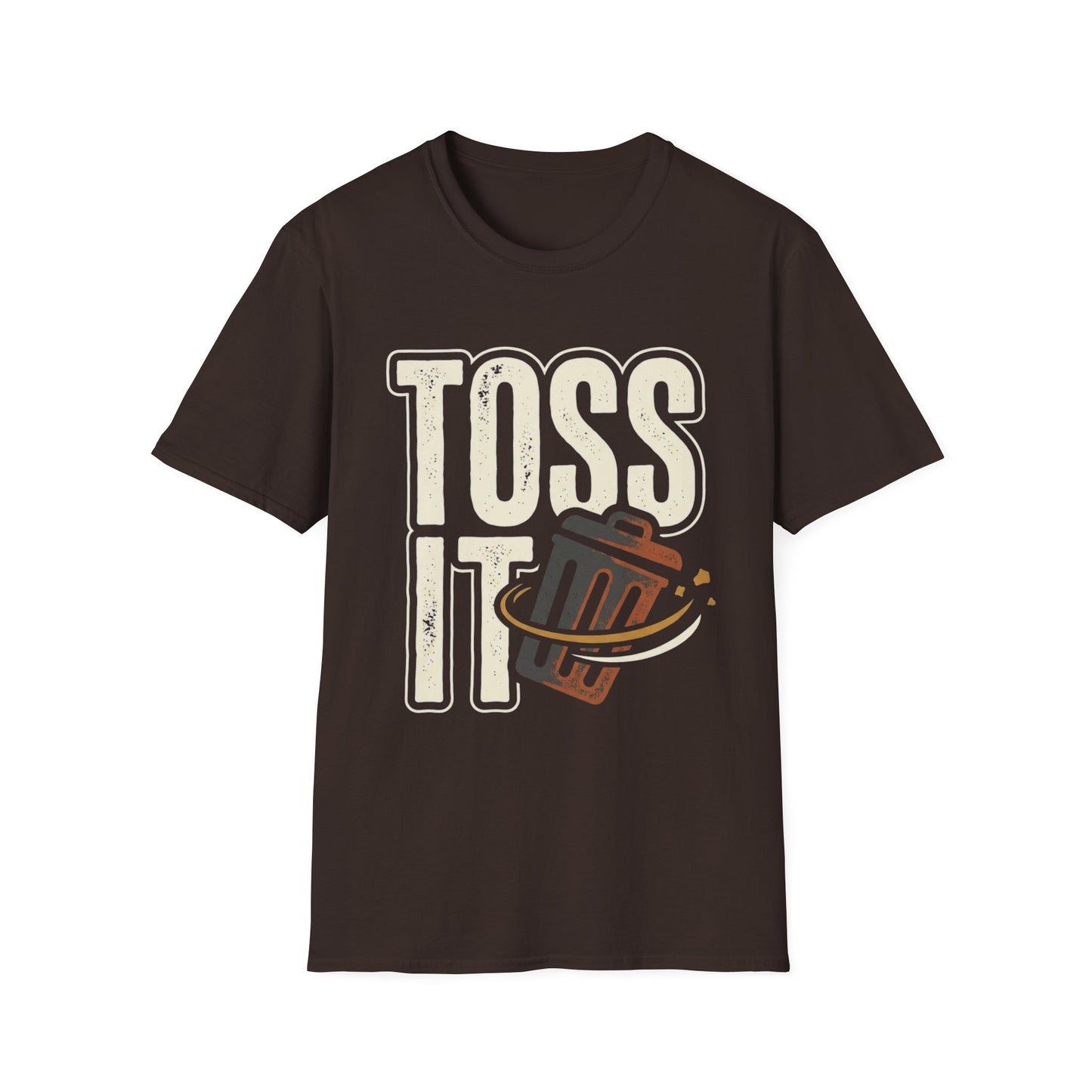 Toss It Graphic T‑Shirt — Casual Recycling / Trash Toss Tee