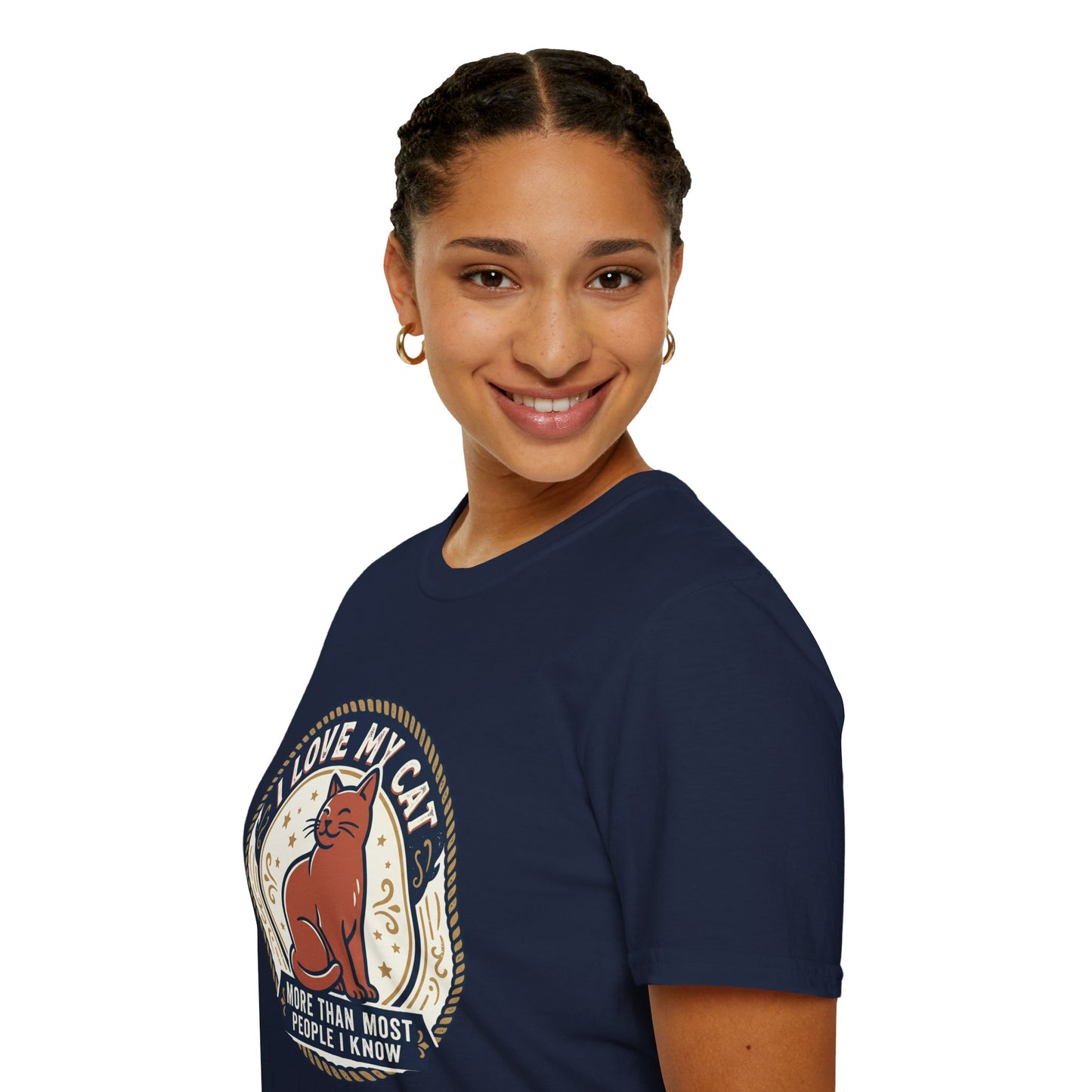 I Love My Cat T-Shirt — "I Love My Cat More Than Most People I Know" Cat Lover Tee