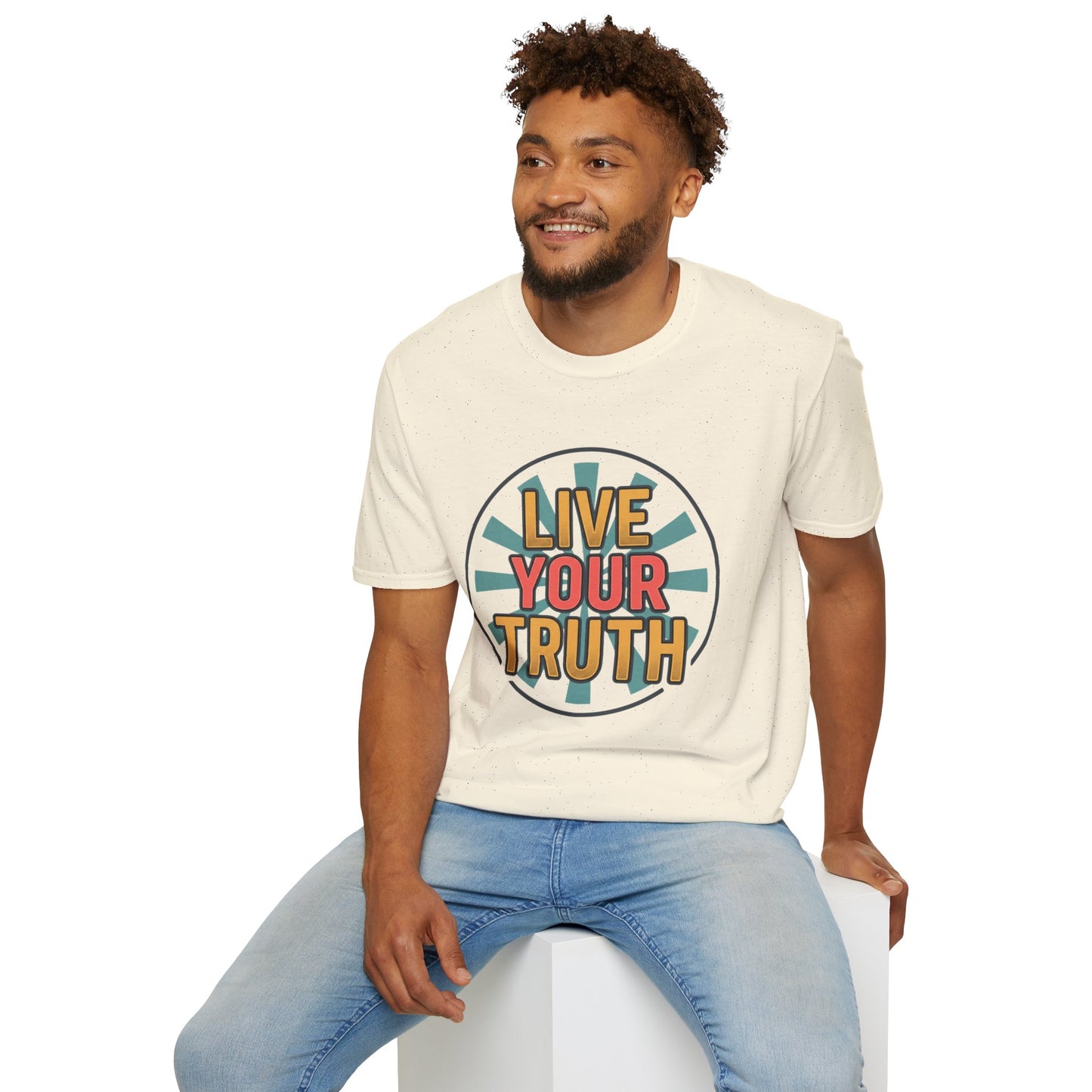 Live Your Truth T-Shirt — Retro Inspirational Graphic Tee