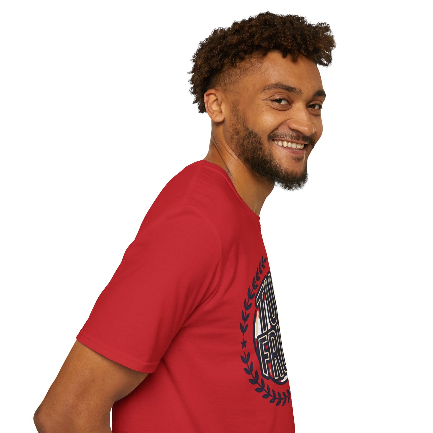 "Tuck Frump" Vintage Laurel Emblem Political Satire Tee