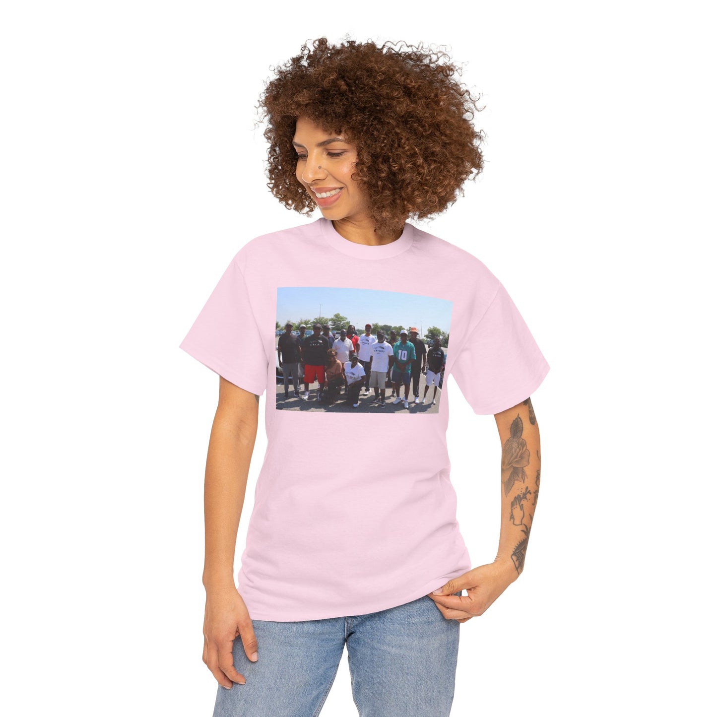 C-RYDERZ Group Photo Custom Tee — Personalized Reunion & Team Picture Shirt Printify