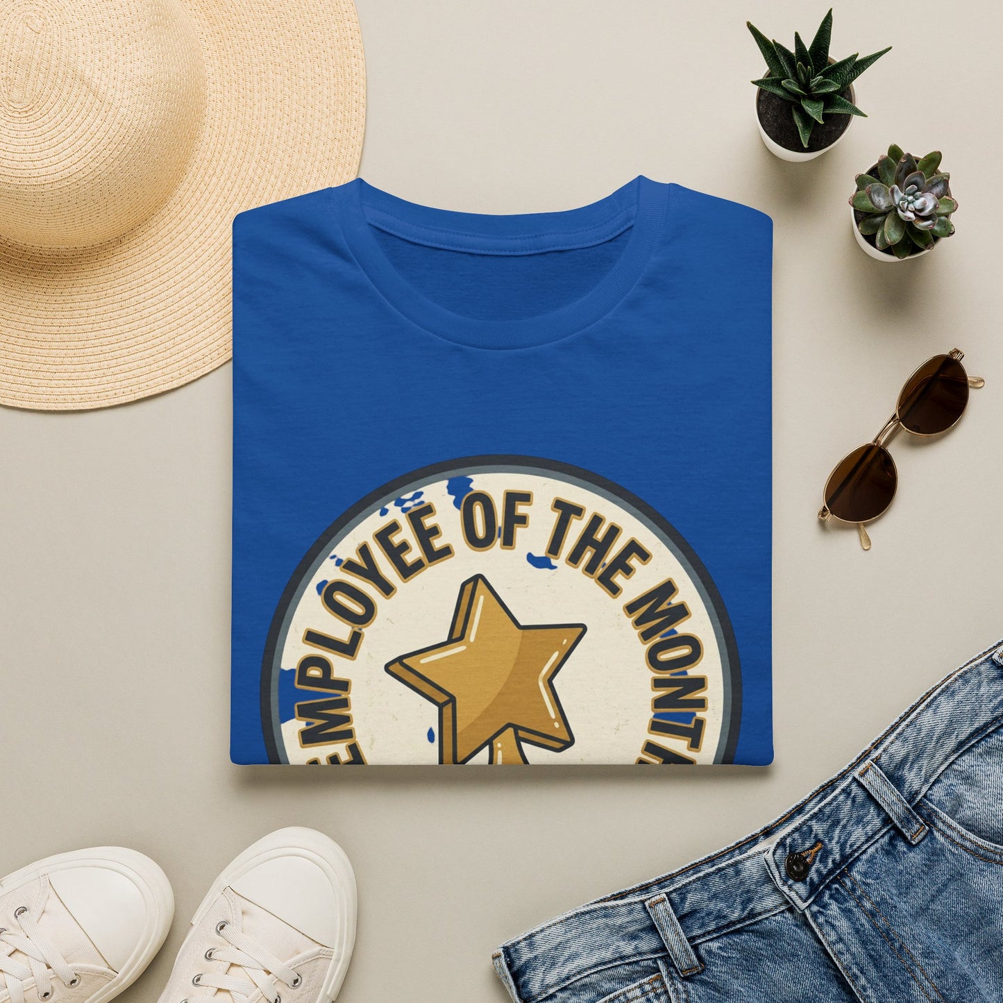 Employee of the Month T-Shirt — Participation Award Star Tee