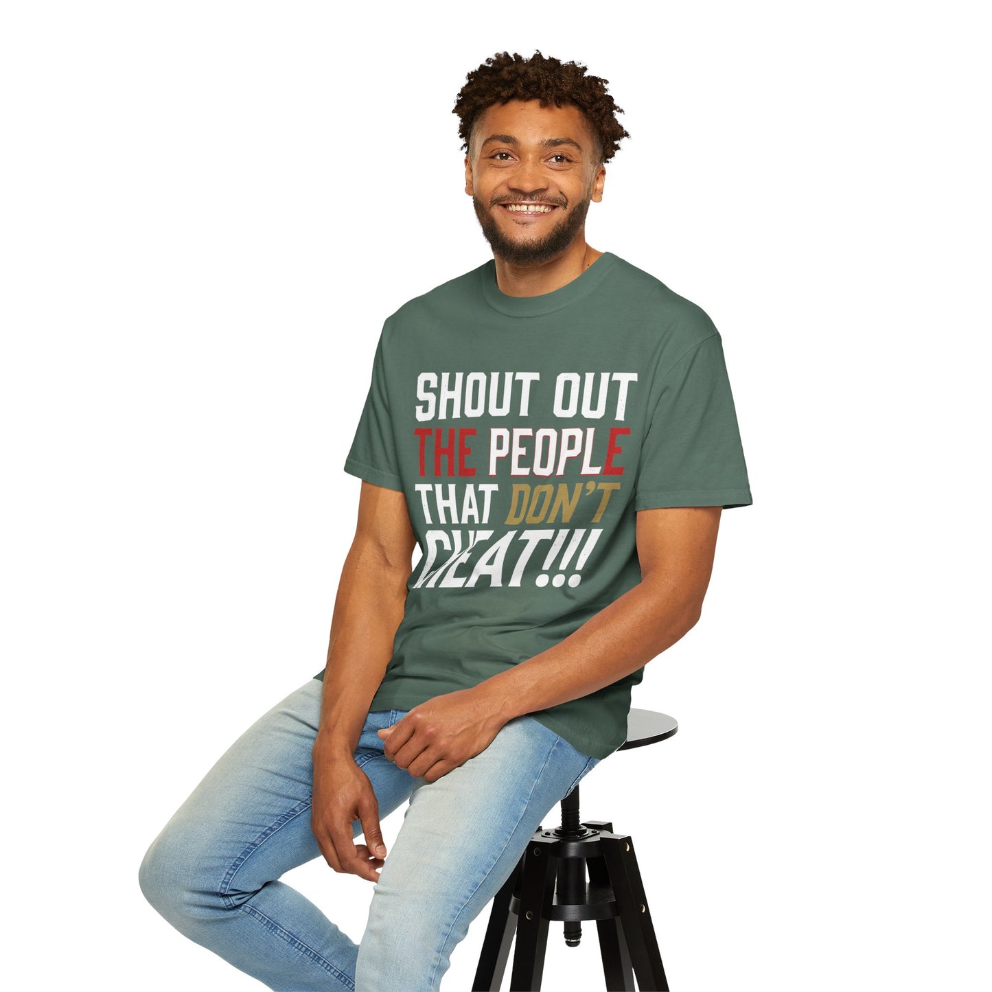 Shout Out The People That Don't Cheat!!! T-Shirt — Funny Honesty Statement Tee