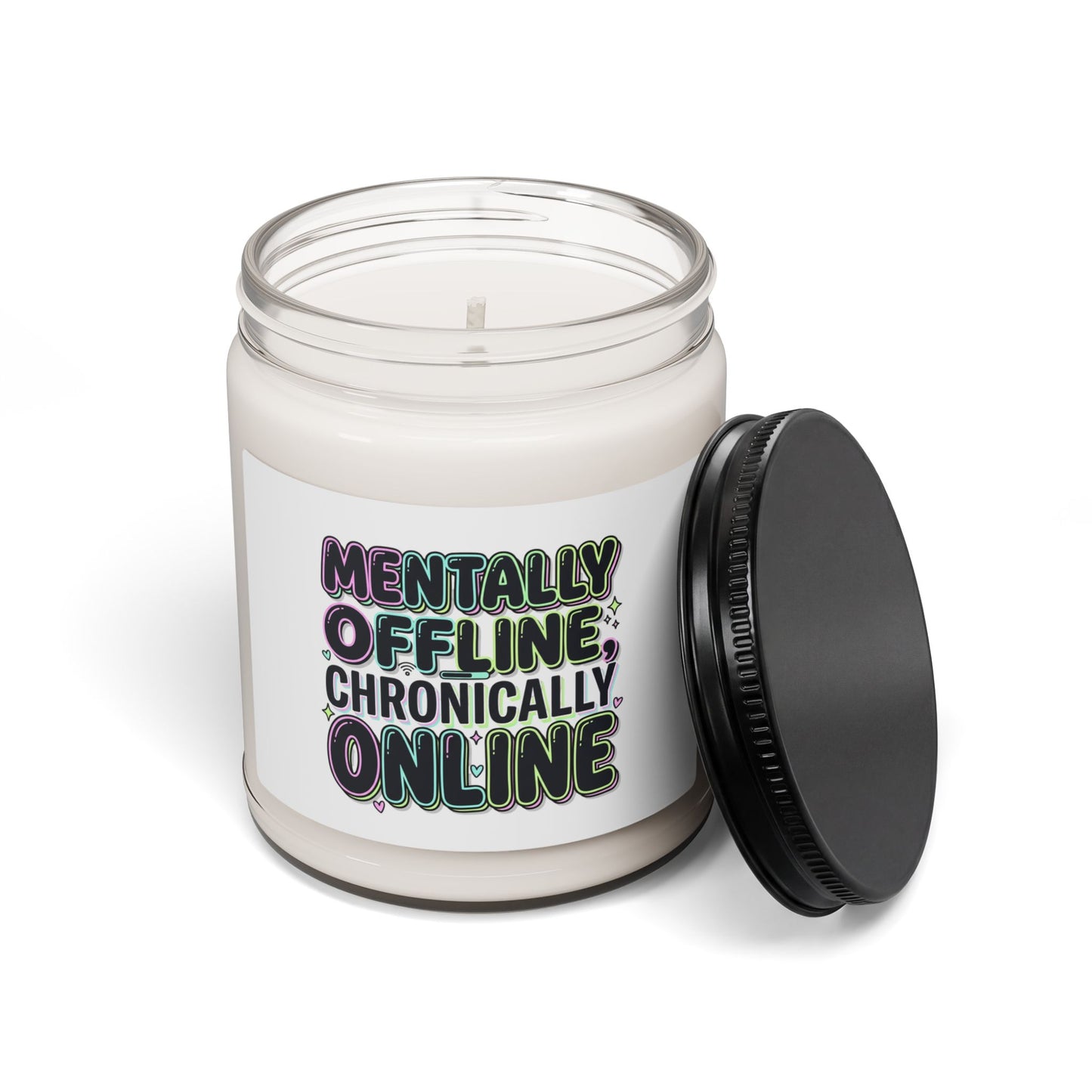 Mentally Offline Scented Soy Candle, 9oz