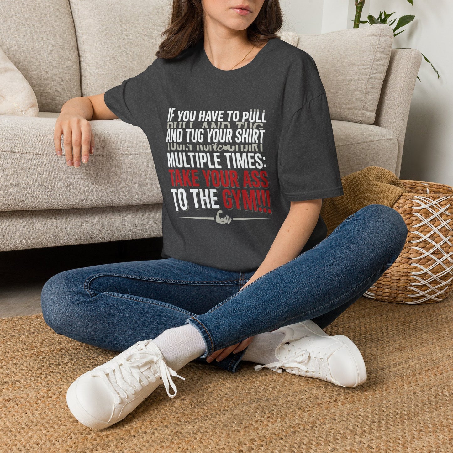 Take Your Ass to the Gym T‑Shirt — Funny Motivational Workout Tee