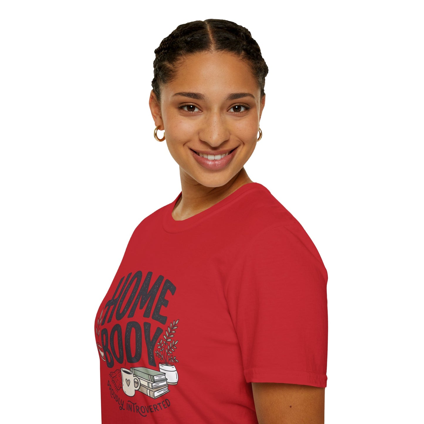 Homebody T-Shirt — 'Homebody Proudly Introverted' Cozy Graphic Tee