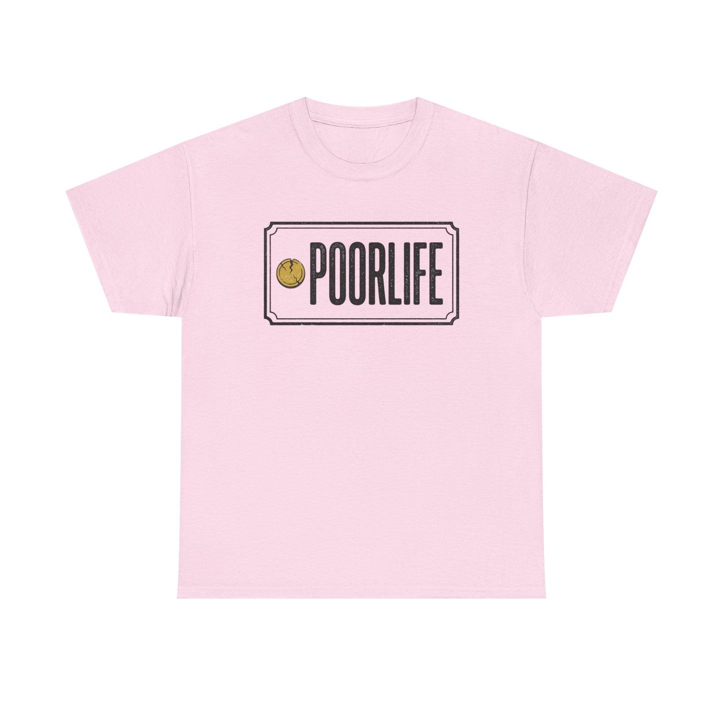 'Poor Life' Vintage Coin Graphic Tee