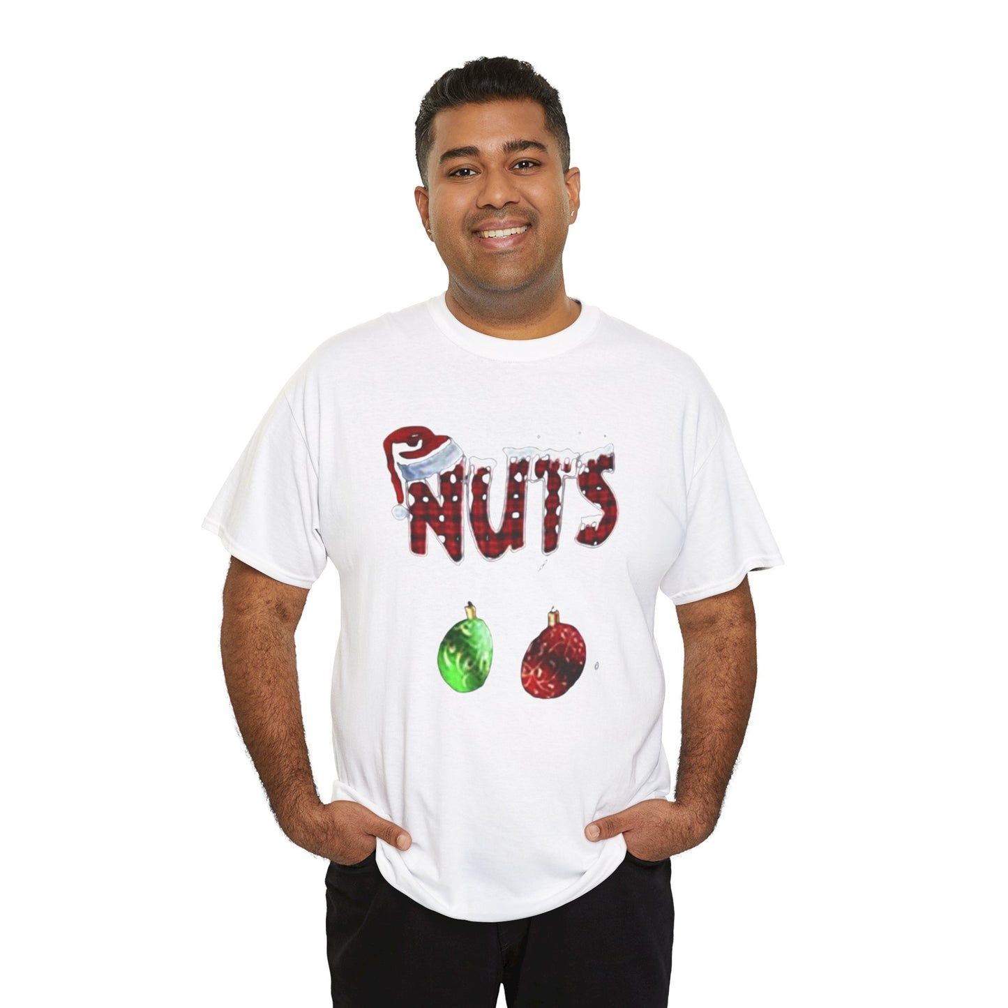 Holiday 'Nuts' Tee — Funny Christmas Ornament Graphic T-Shirt Printify