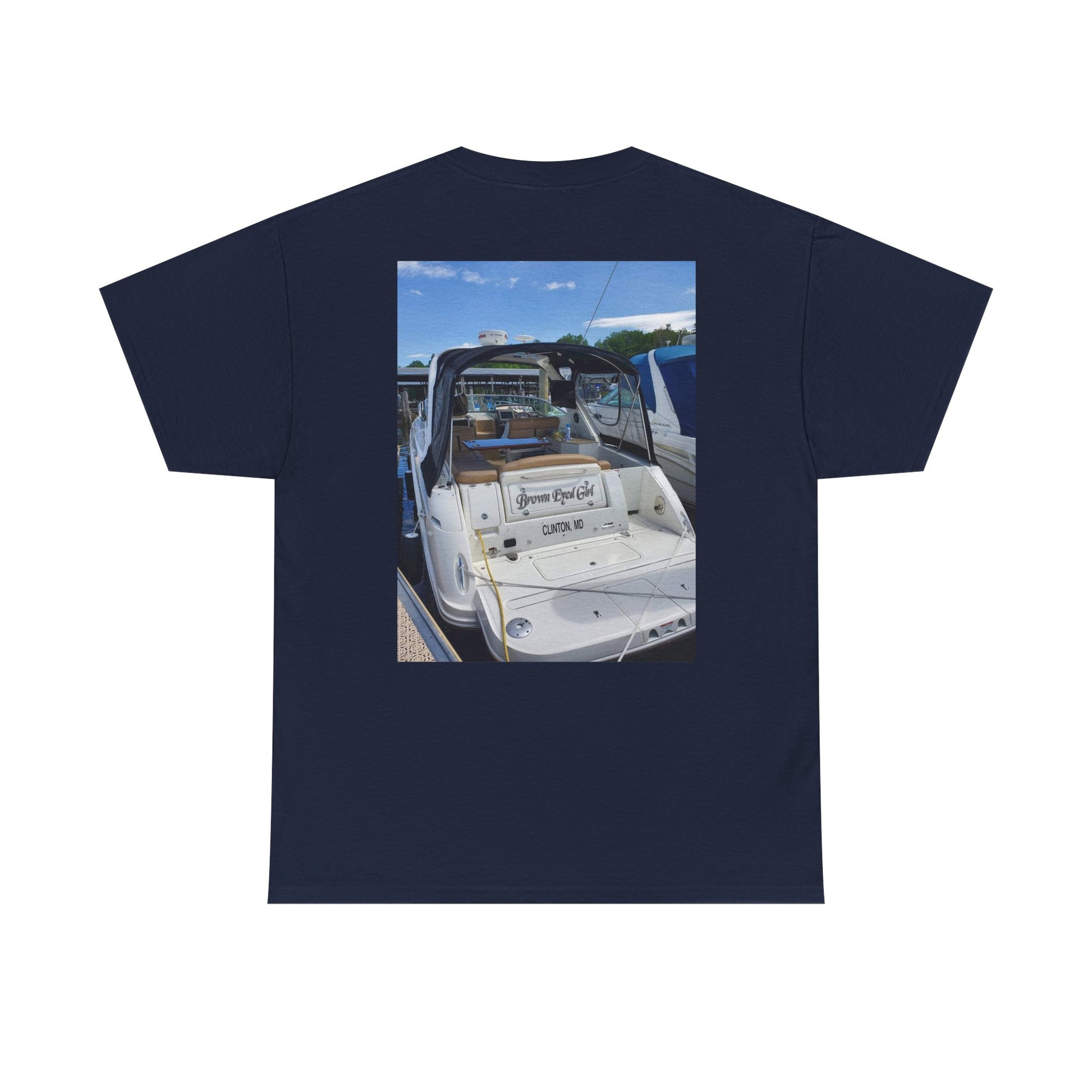Custom Photo Print T-Shirt — Personalized Selfie Tee ("Welcome" Coffee Graphic) Printify