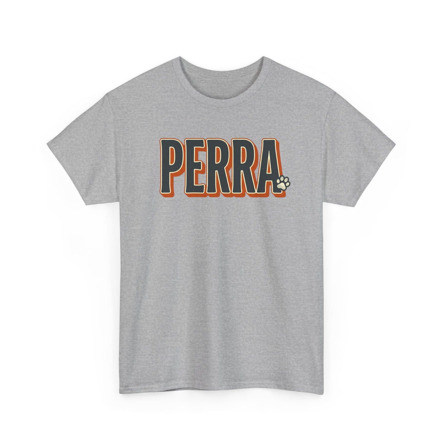 Perra Graphic Tee – Bold Retro Lettering T-Shirt