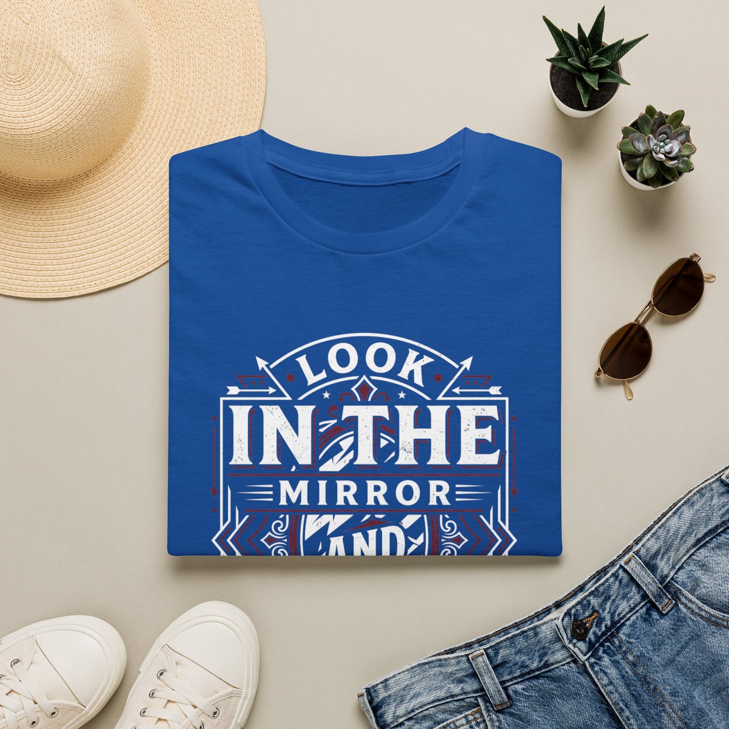Look in the Mirror Fix Yourself T-Shirt