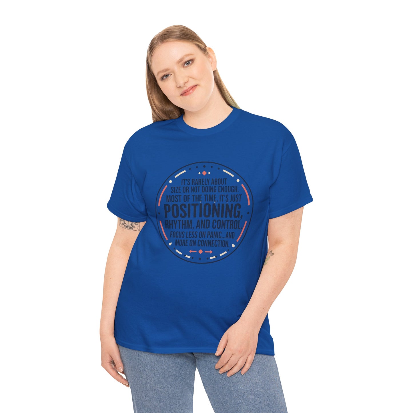 "Positioning, Rhythm, and Control" Motivational Tee—Inspirational Quote T-Shirt
