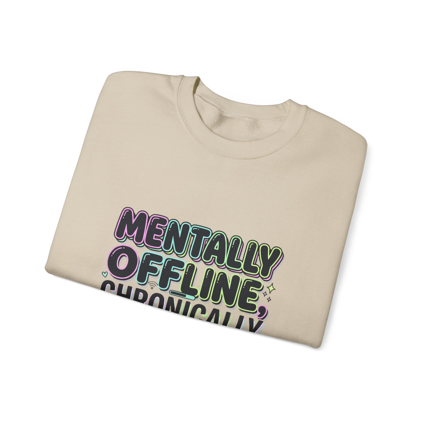 Mentally Offline Unisex Heavy Blend™ Crewneck Sweatshirt