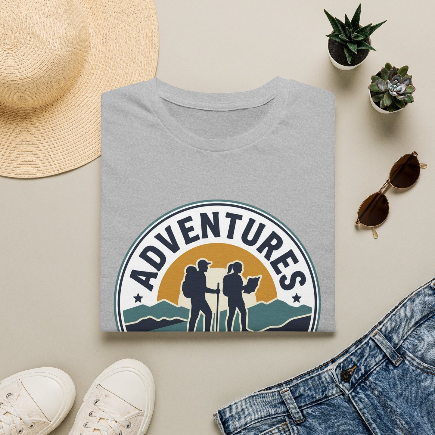 Adventures Are Better Together T-Shirt — Couples Hiking Outdoor Graphic Tee