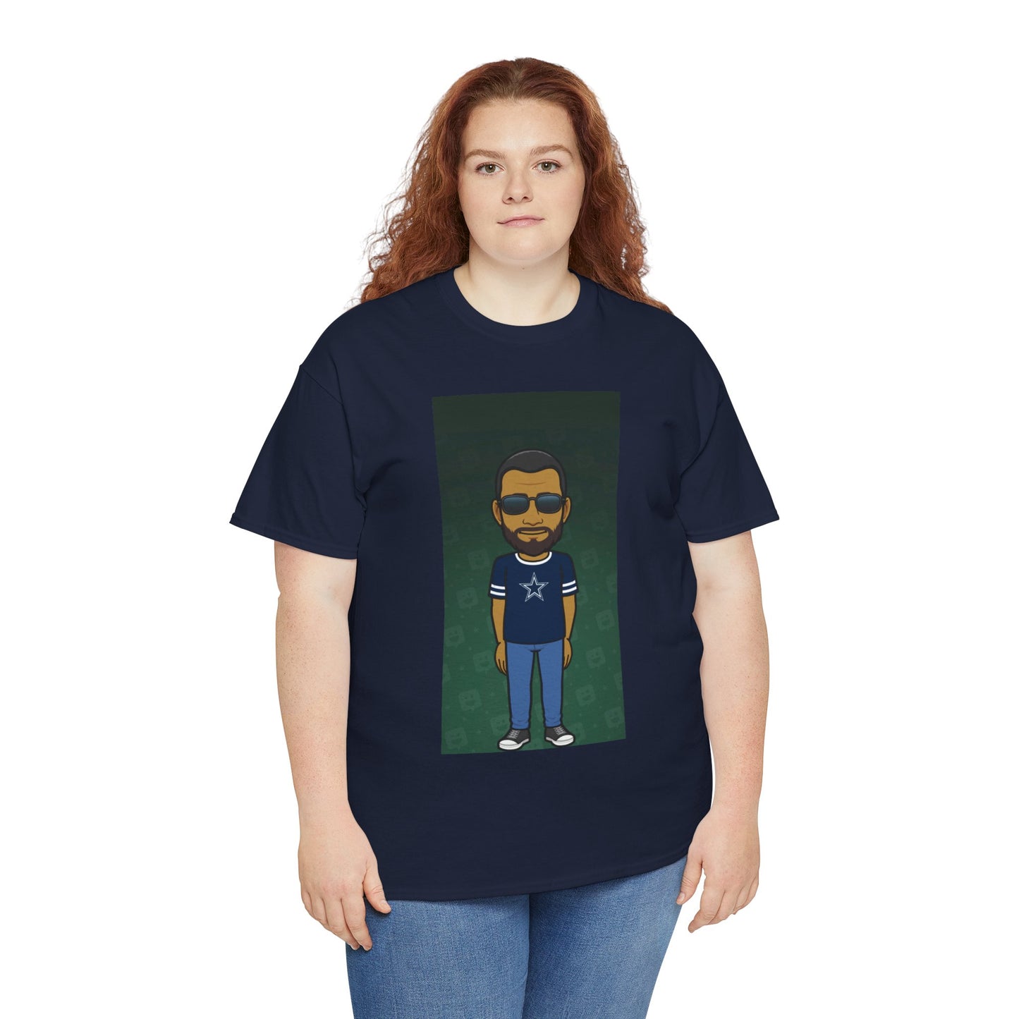 Cartoon Guy Graphic Tee — Personalized Avatar Shirt Printify