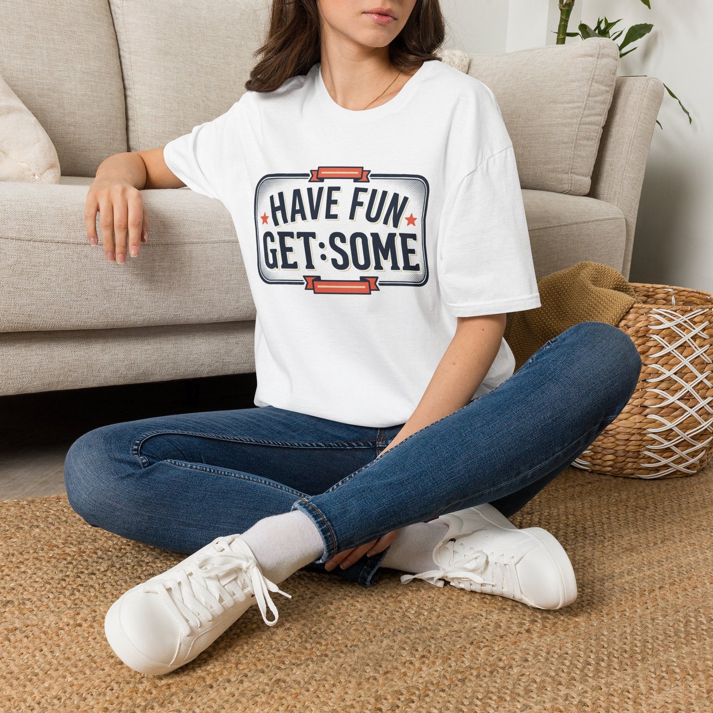 Have Fun Get Some T-Shirt — Retro Road Sign Graphic Tee