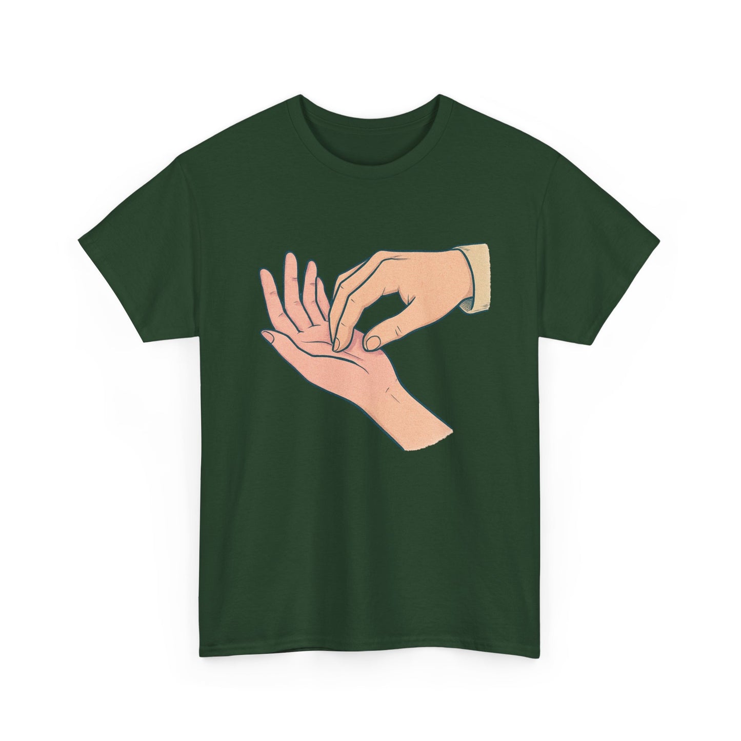 T-Shirt - Gentle Palm Reading Illustration Tee
