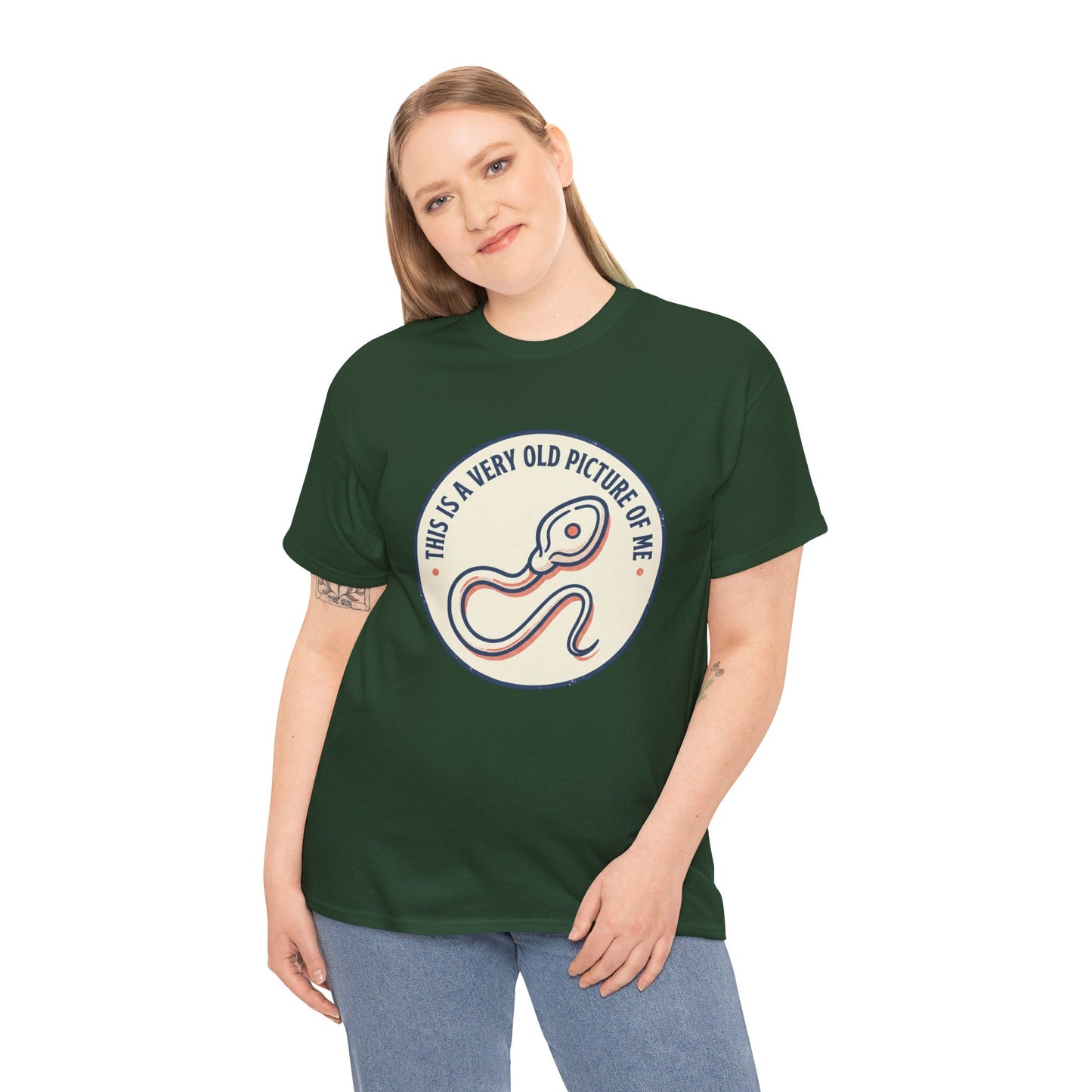 "This Is A Very Old Picture Of Me" Retro Snake Graphic Tee