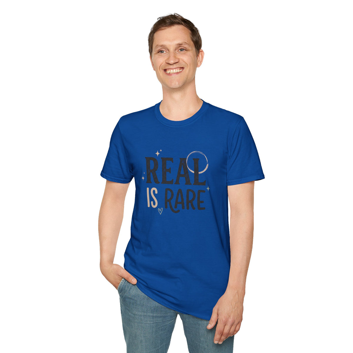 Real Is Rare Graphic Tee — Inspirational Casual Shirt