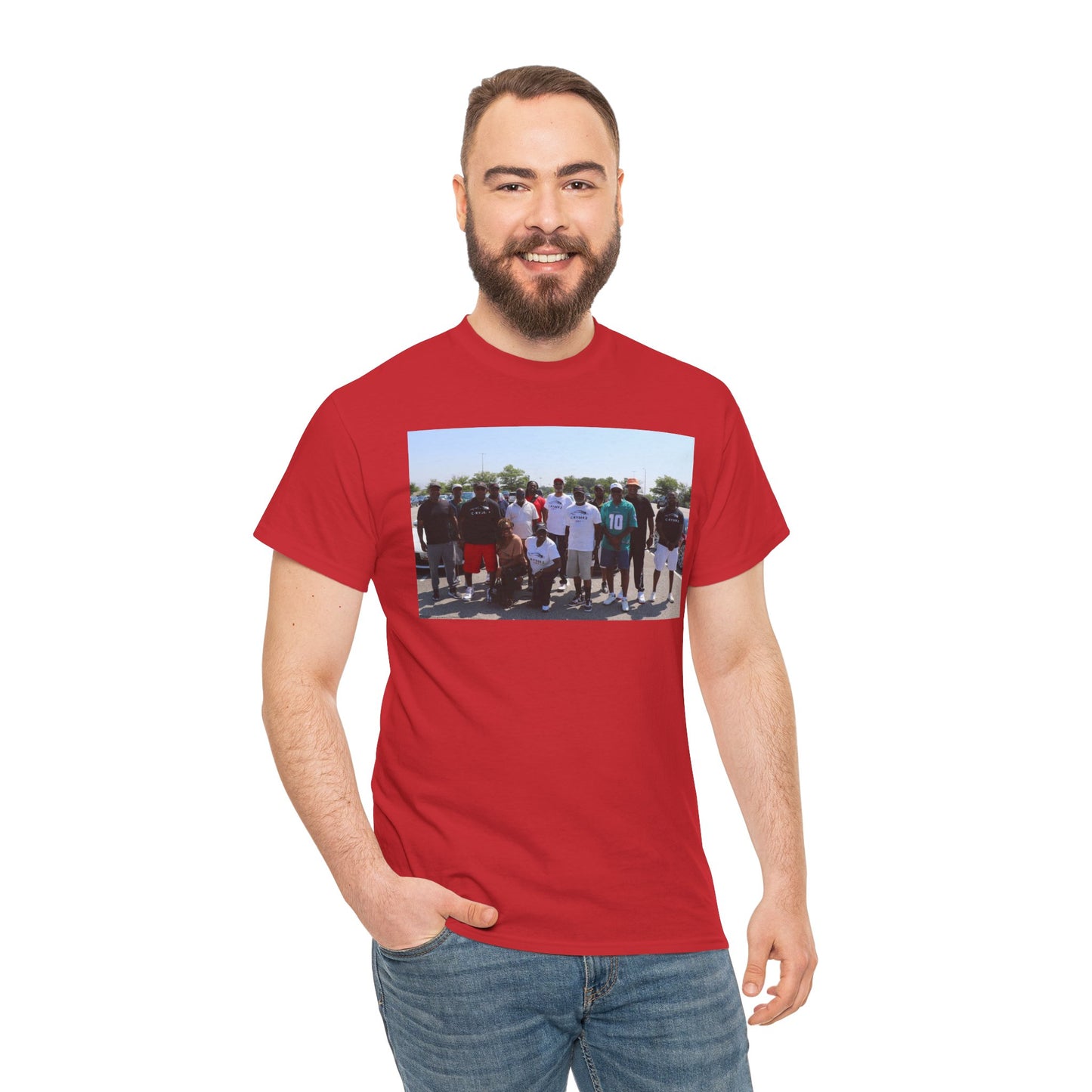 C-RYDERZ Group Photo Custom Tee — Personalized Reunion & Team Picture Shirt Printify