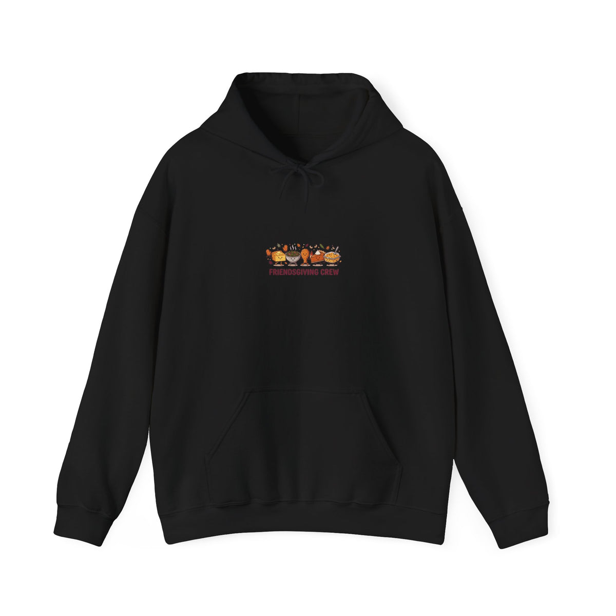 Friendsgiving Crew Hoodie | Thanksgiving Sweatshirt, Fall Turkey Pumpkin Design