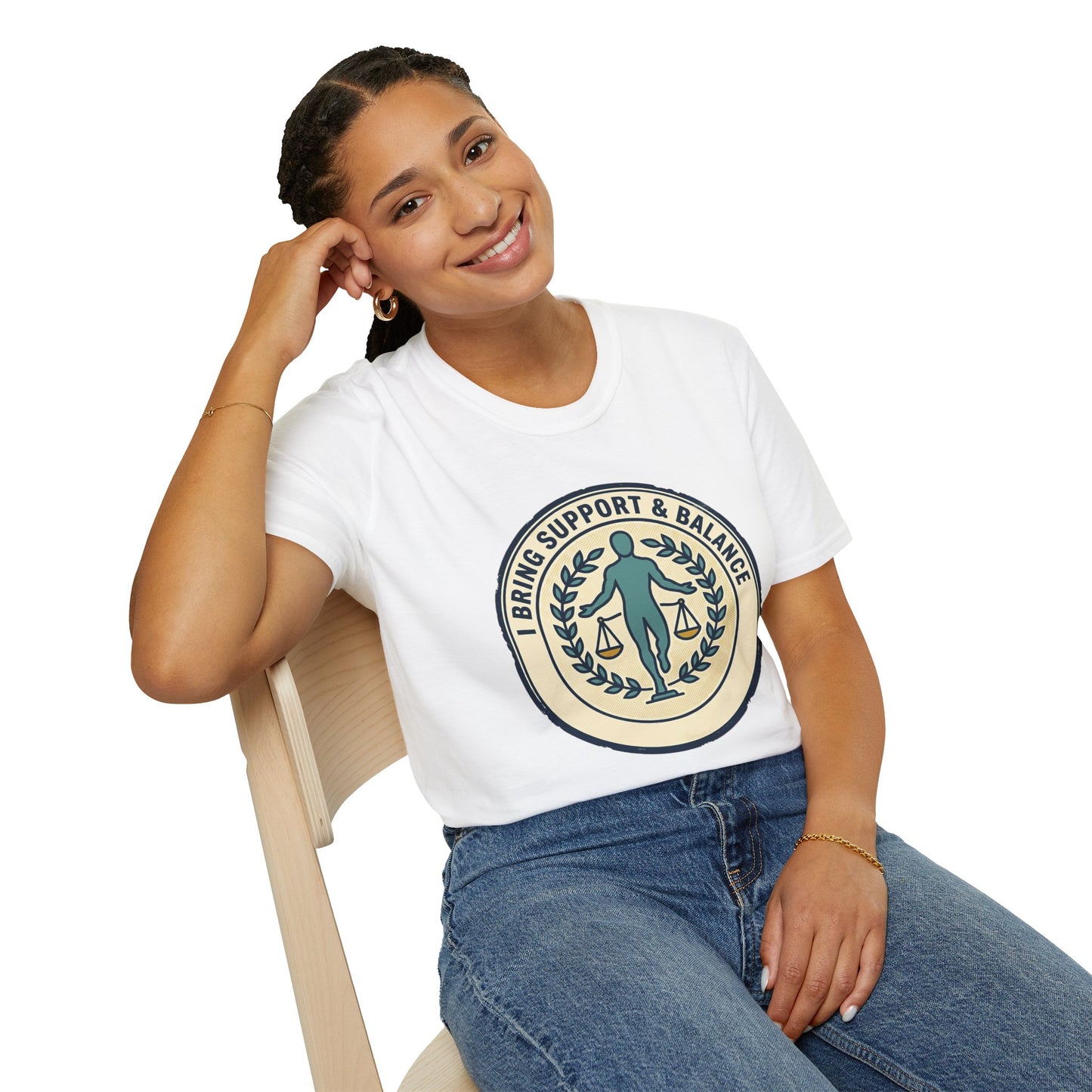 I Bring Support & Balance Graphic Tee-Balance & Support T-Shirt