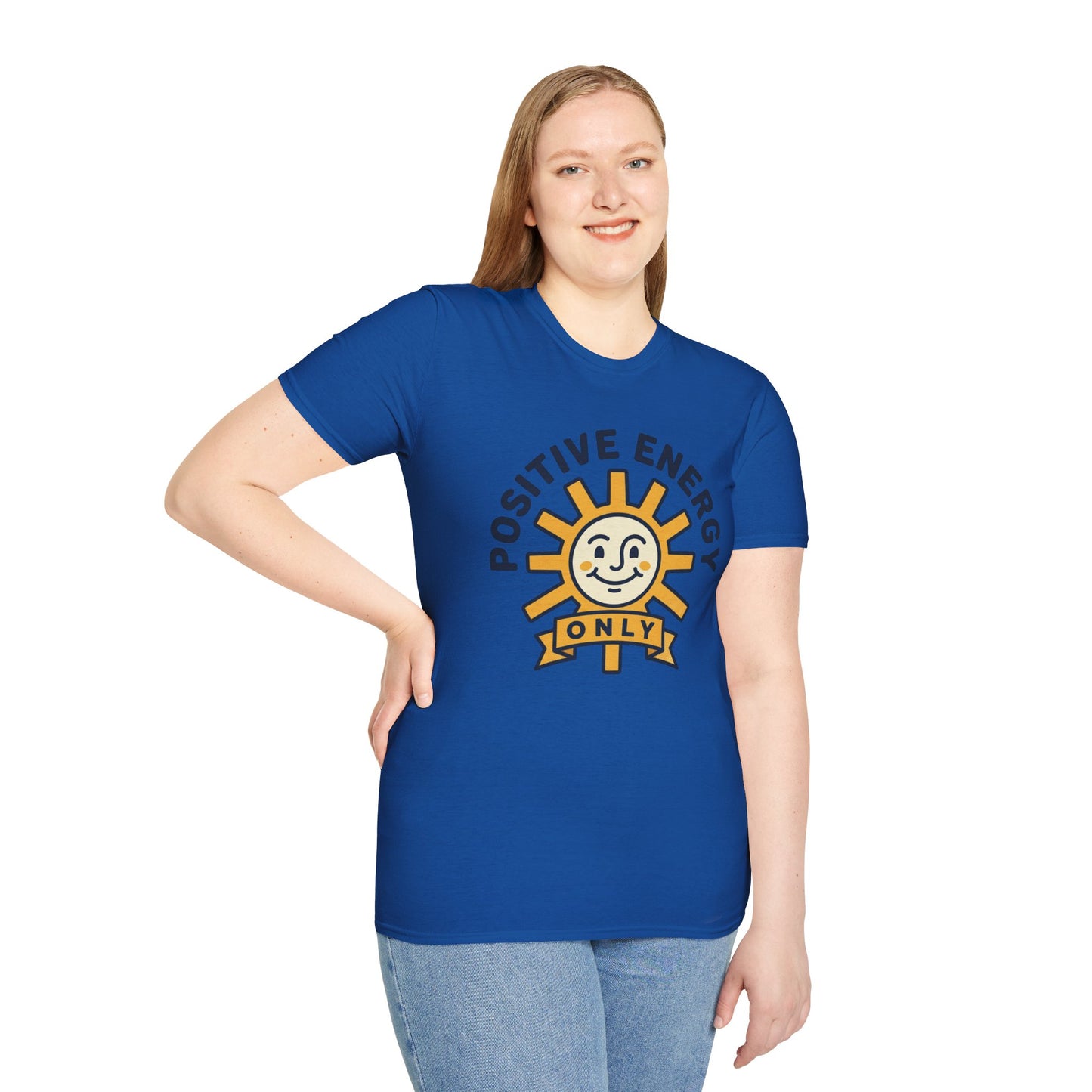 Positive Energy T-Shirt — Sunny 'Positive Energy Only' Graphic Tee