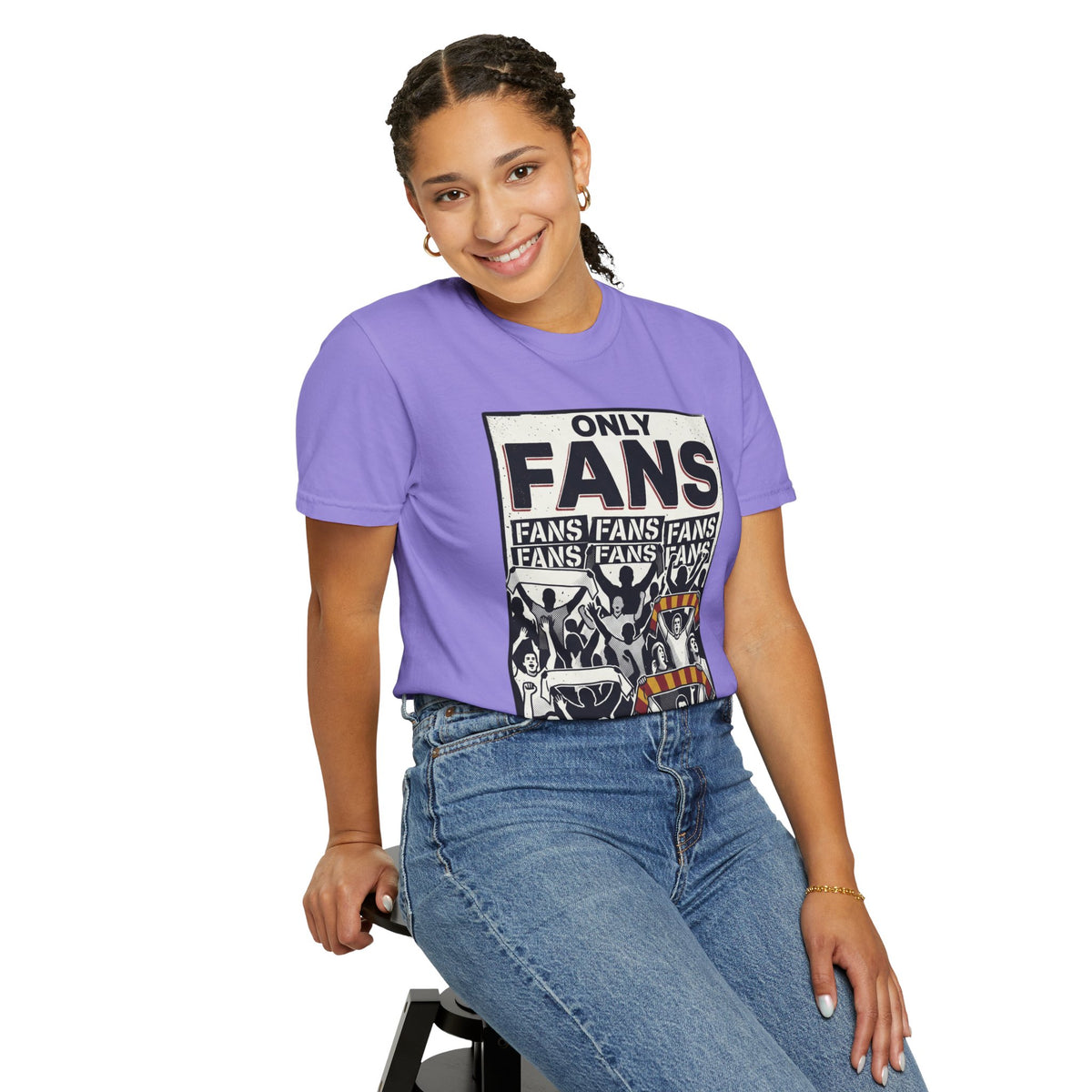 Only Fans Crowd Graphic T-Shirt — Vintage Sports Fan Tee