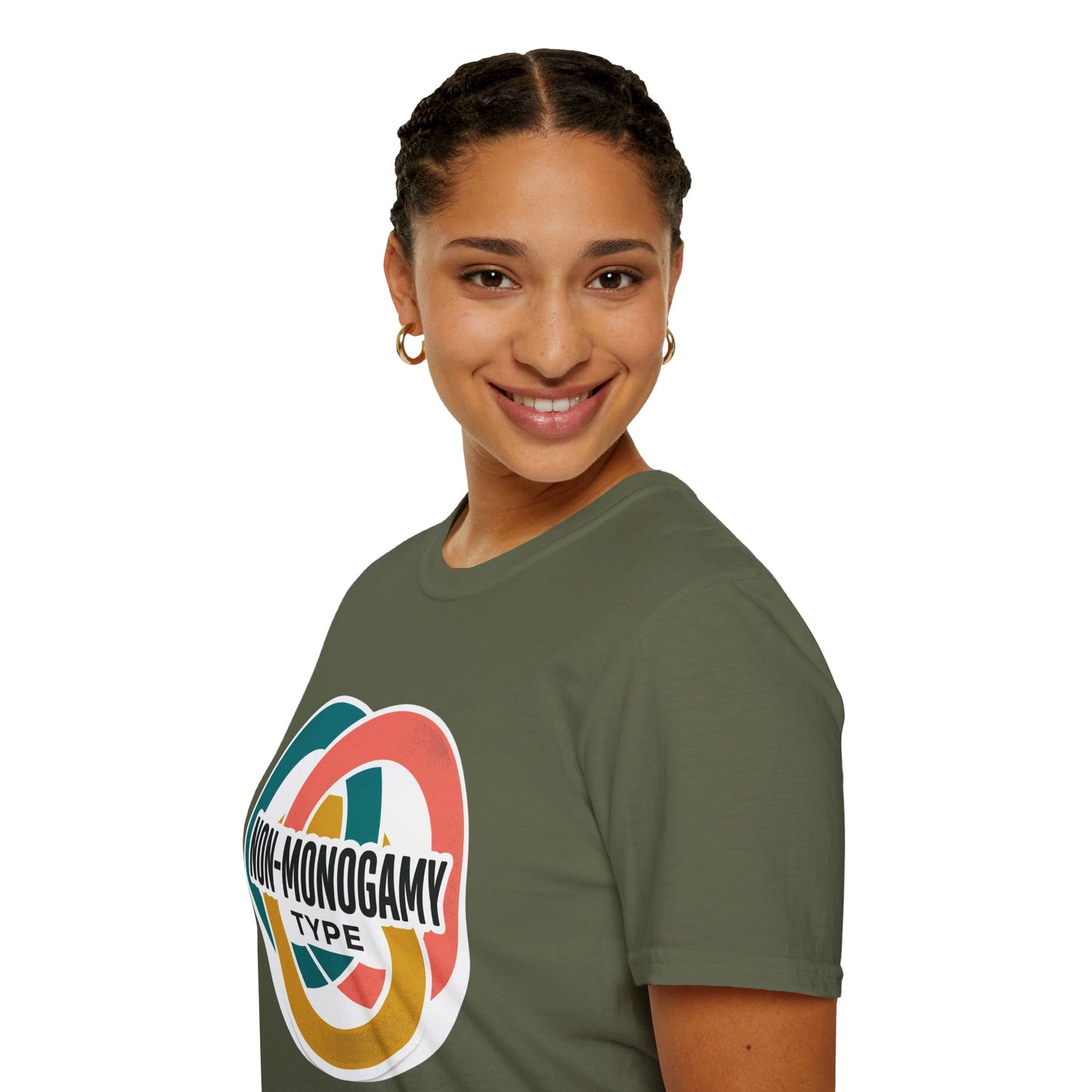 Non-Monogamy Type T-Shirt — Retro Polyamory Pride Tee Printify