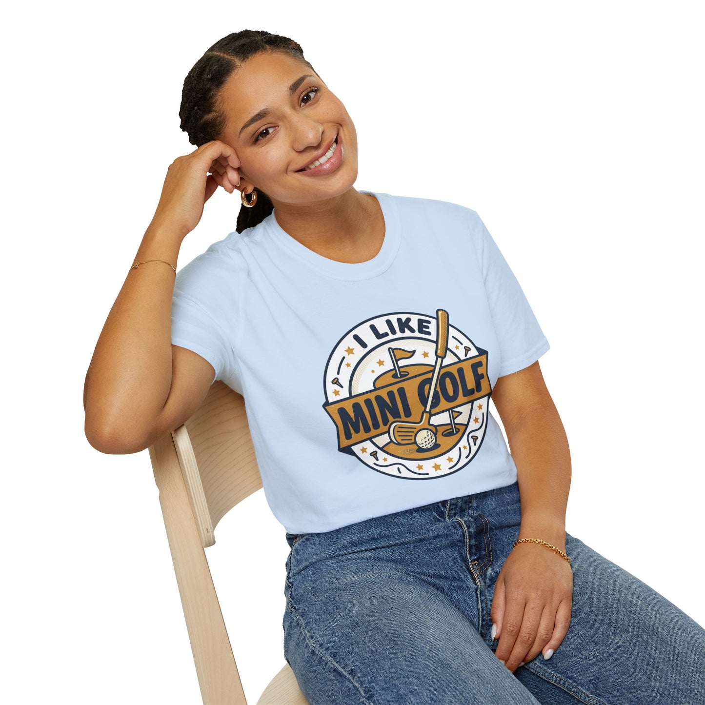 I Like Mini Golf T-Shirt — Retro Mini-Golf Graphic Tee for Fans & Players