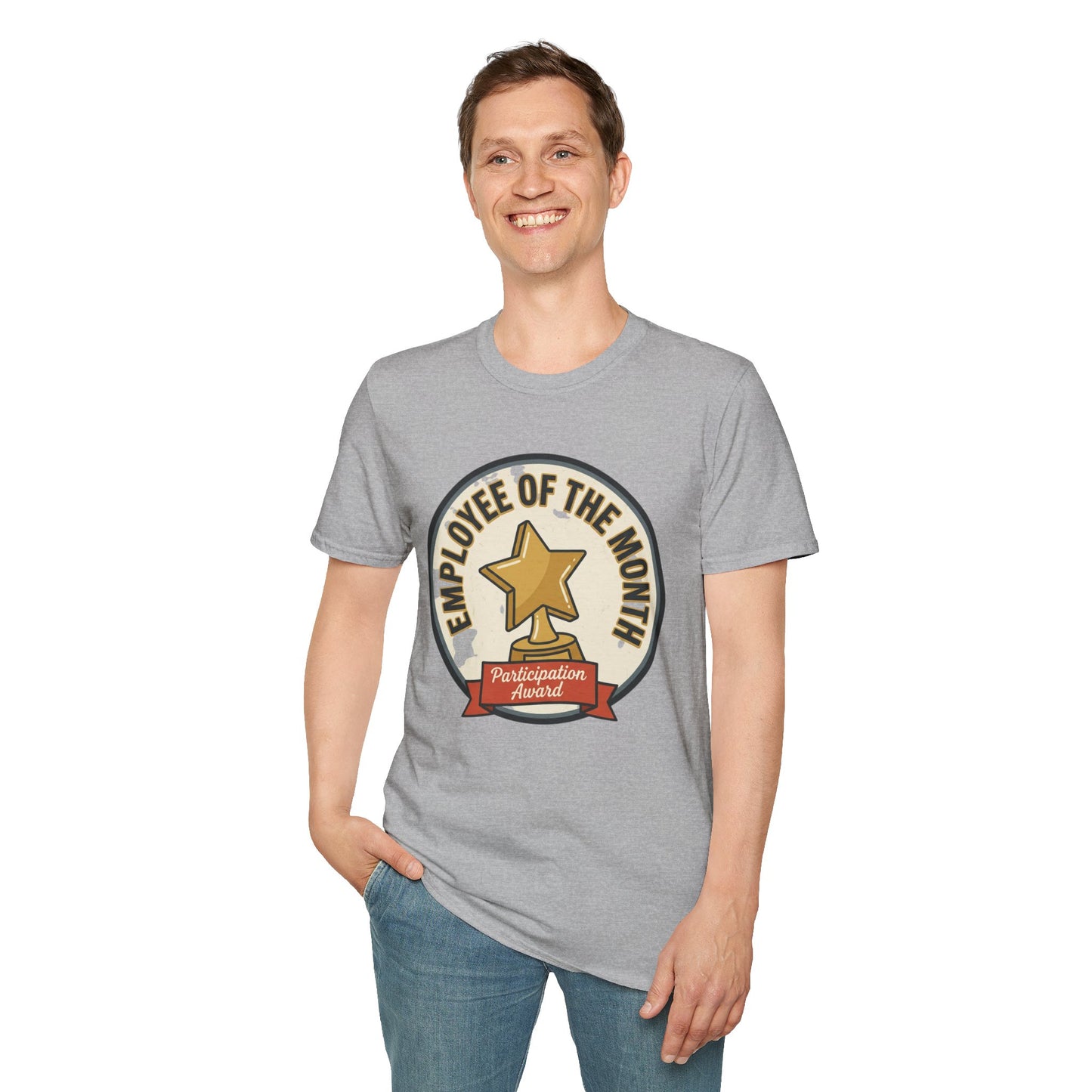 Employee of the Month T-Shirt — Participation Award Star Tee