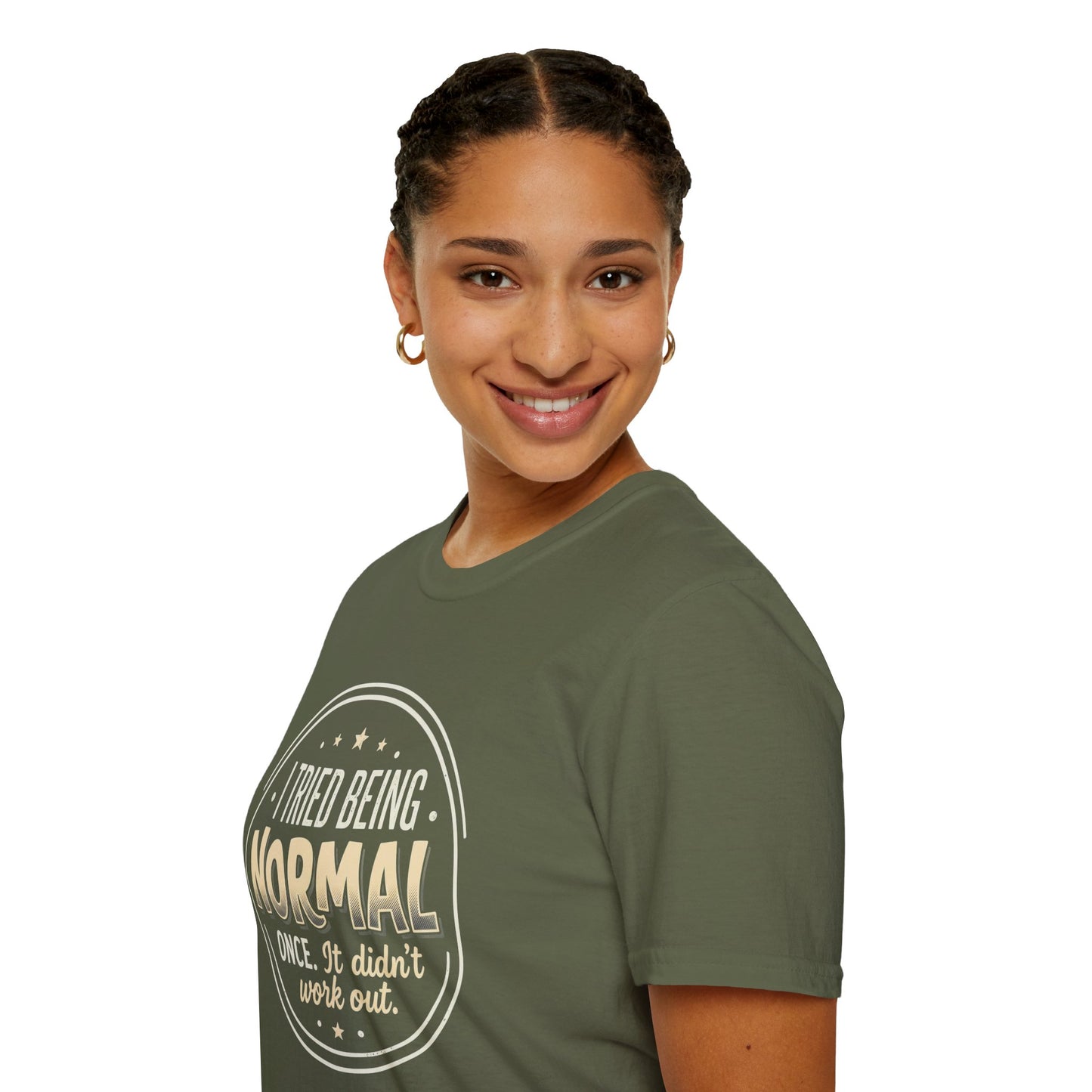 I Tried Being Normal T‑Shirt — Funny Vintage Novelty Tee