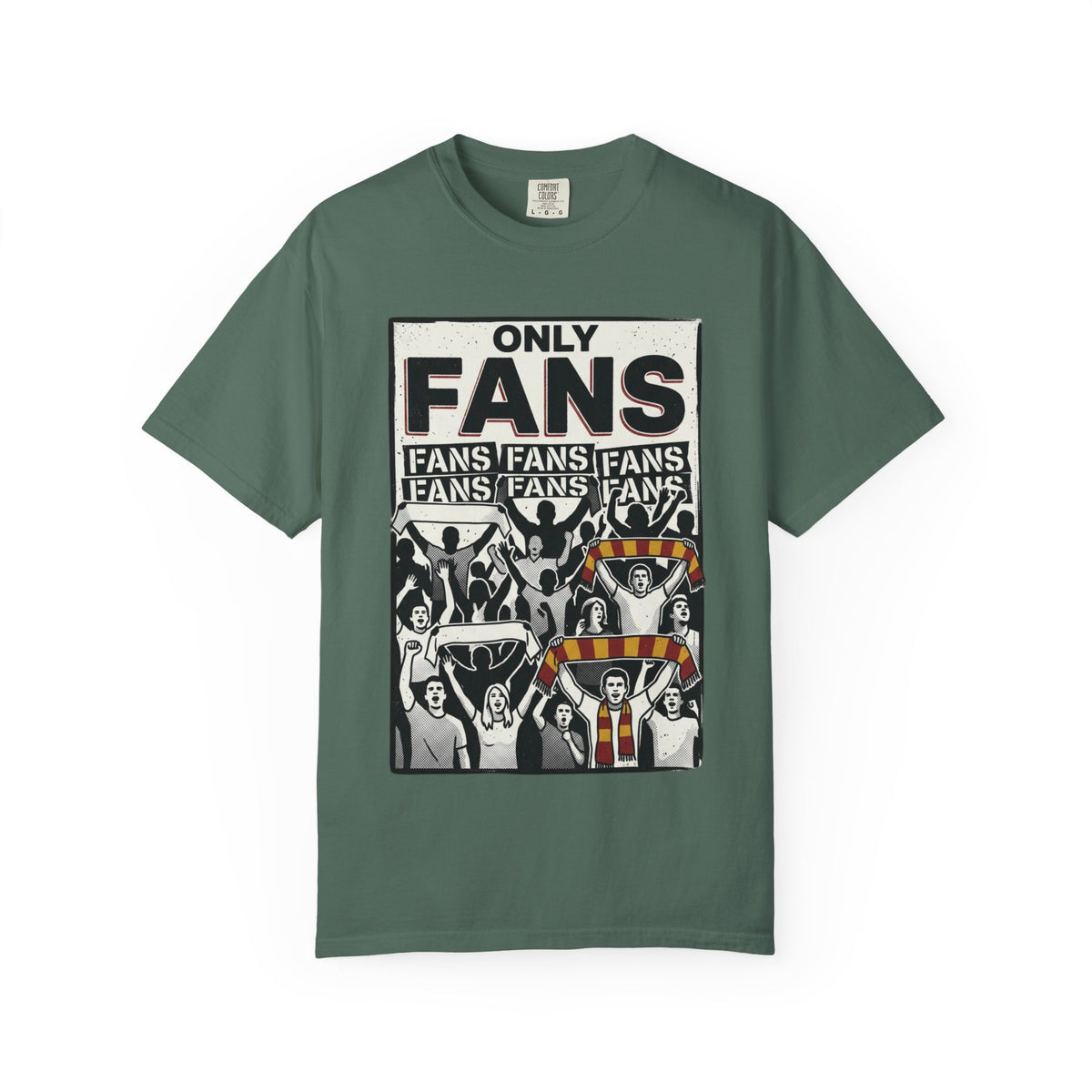 Only Fans Crowd Graphic T-Shirt — Vintage Sports Fan Tee