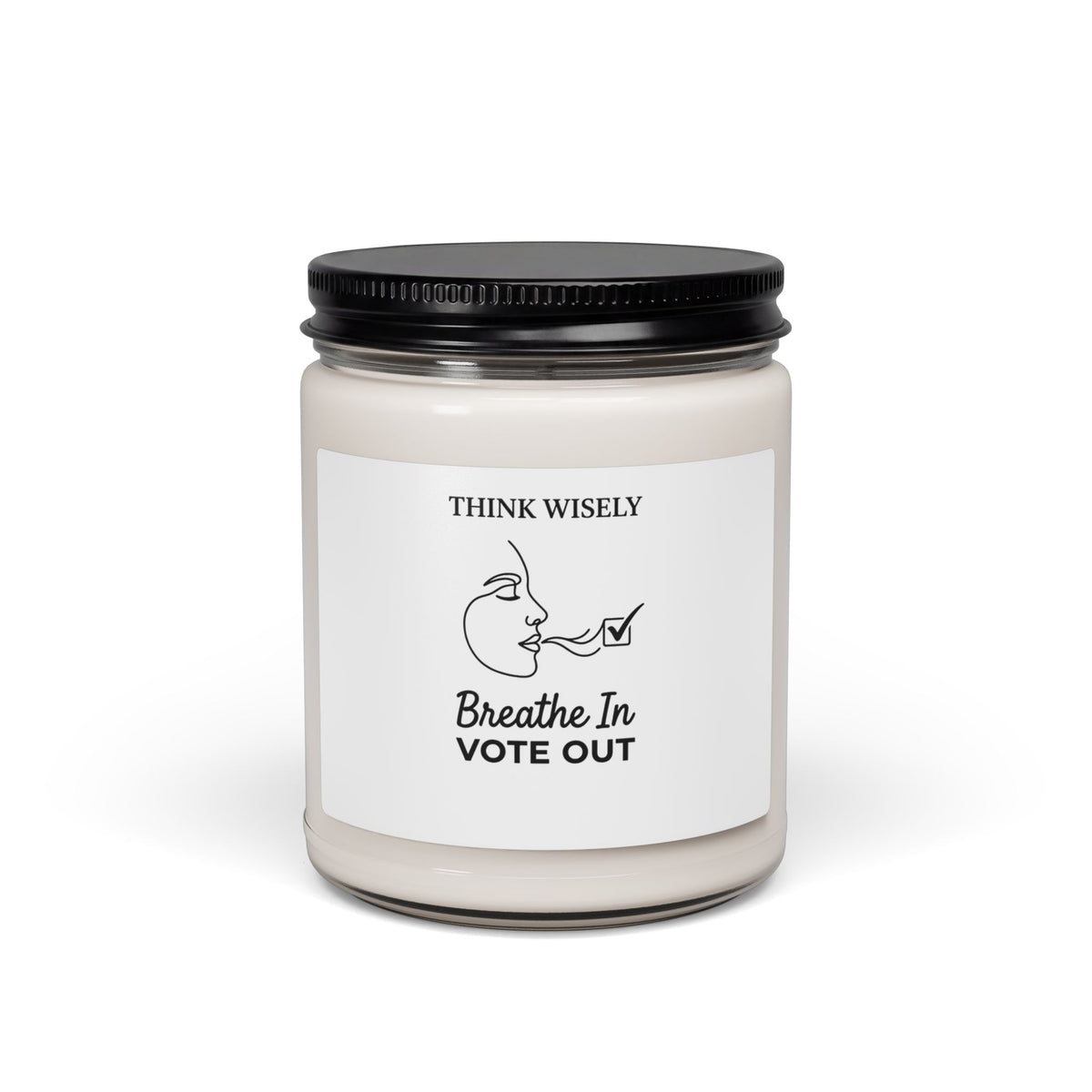 Breathe In Vote Out Candle | Midterm Elections Soy Votive