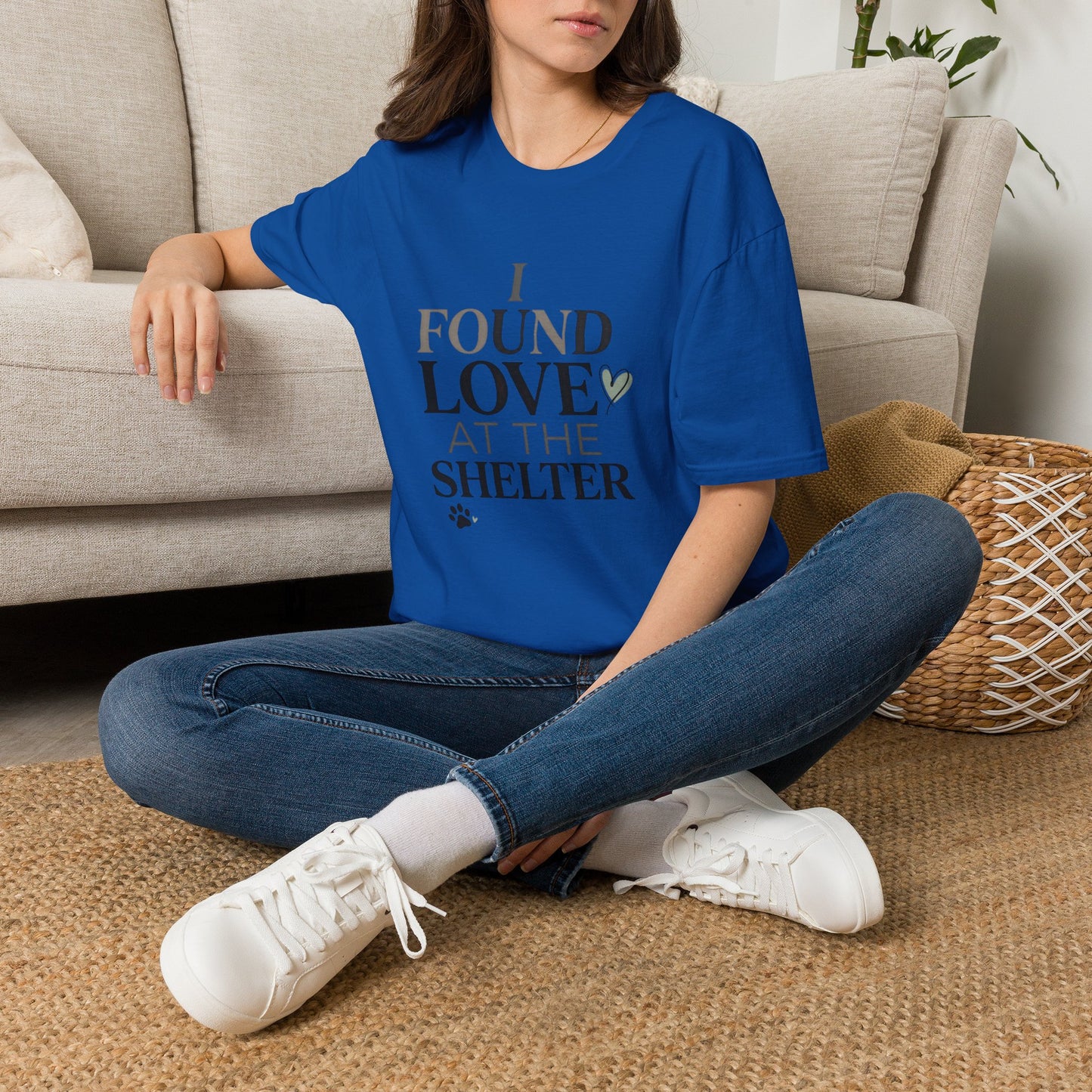 I Found Love at the Shelter T-Shirt — Rescue Pet Adoption Tee