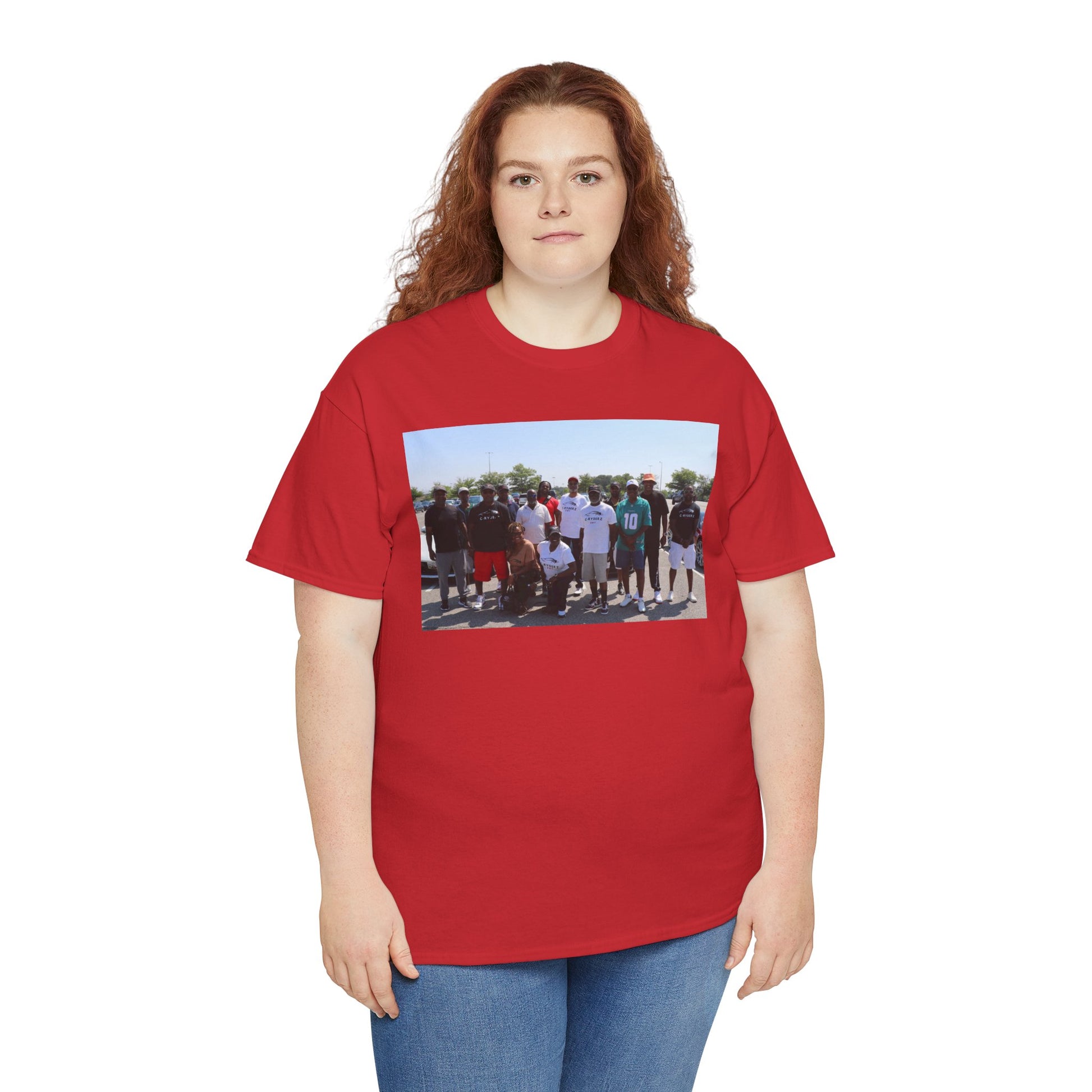 C-RYDERZ Group Photo Custom Tee — Personalized Reunion & Team Picture Shirt Printify