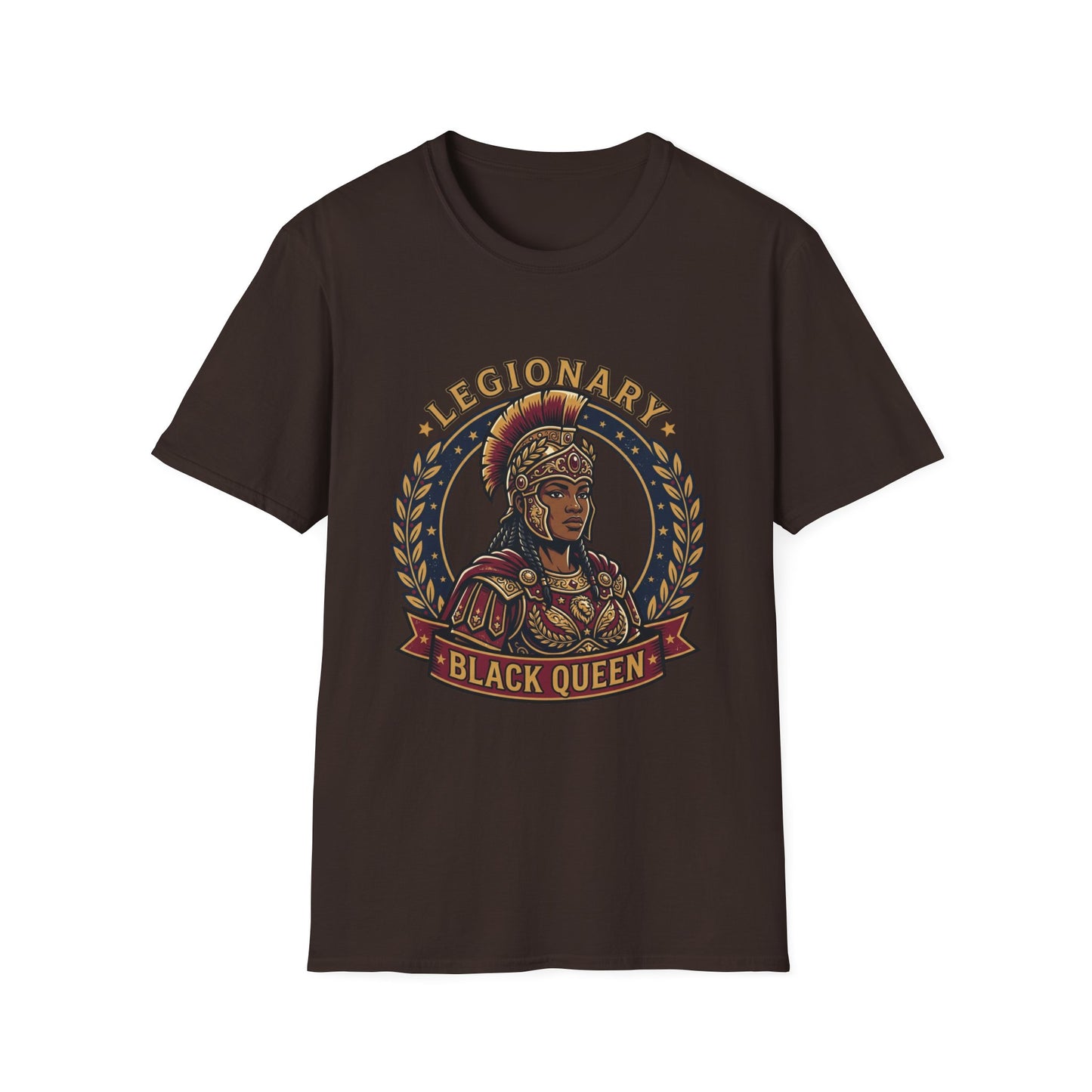 Legionary Black Queen T-Shirt — Empowering Afrocentric Warrior Tee