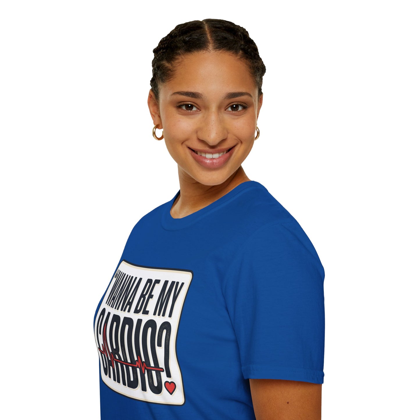 Wanna Be My Cardio? T-Shirt — Funny Fitness Graphic Tee for Gym Lovers