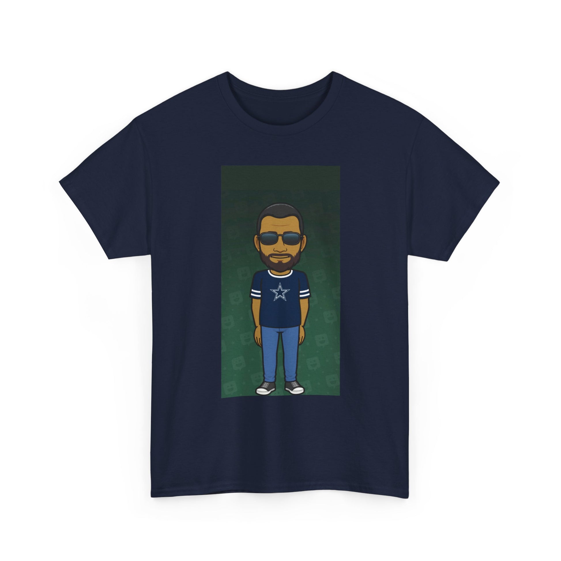 Cartoon Guy Graphic Tee — Personalized Avatar Shirt Printify