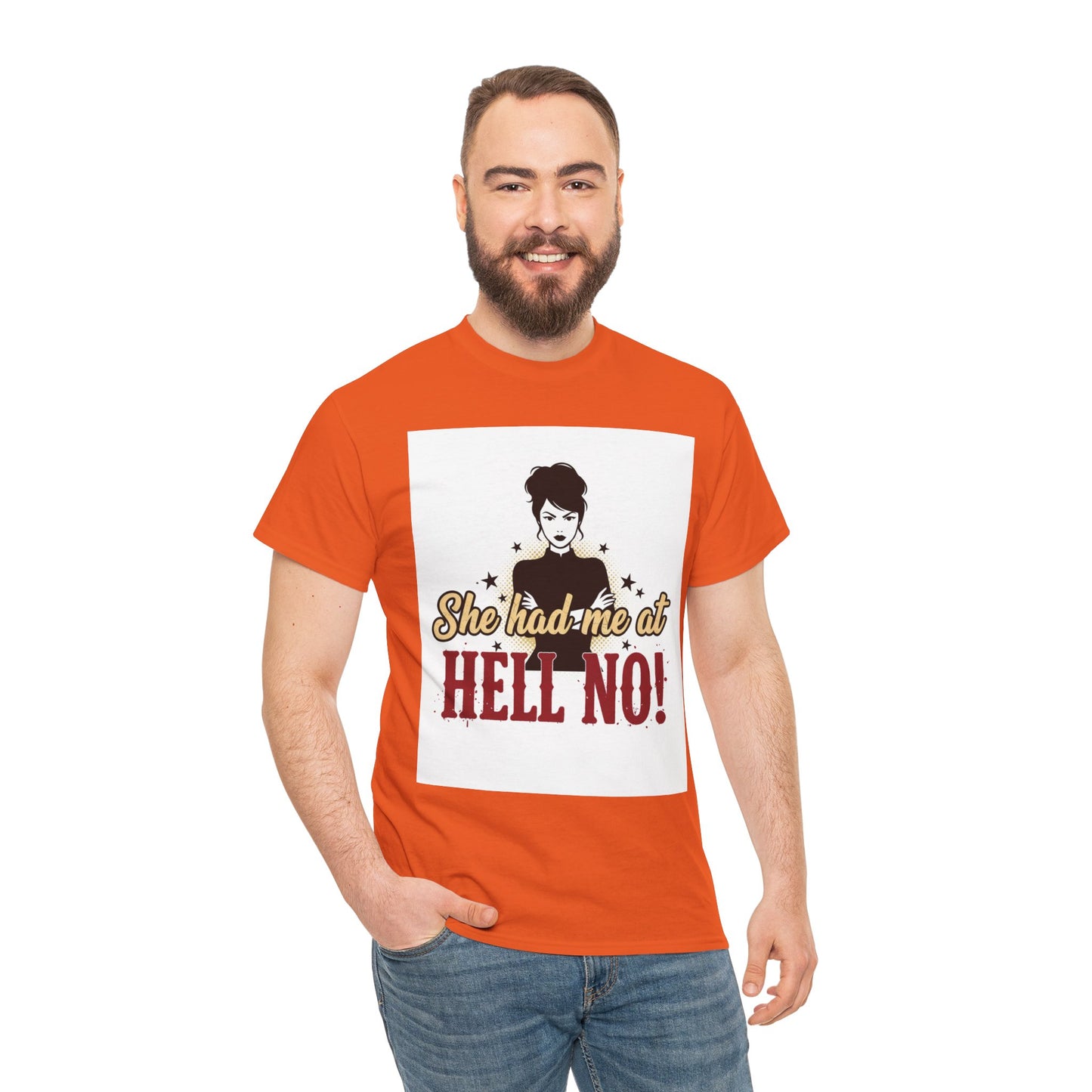 She Had Me At Hell No! Tee – Sassy Retro Graphic T-Shirt