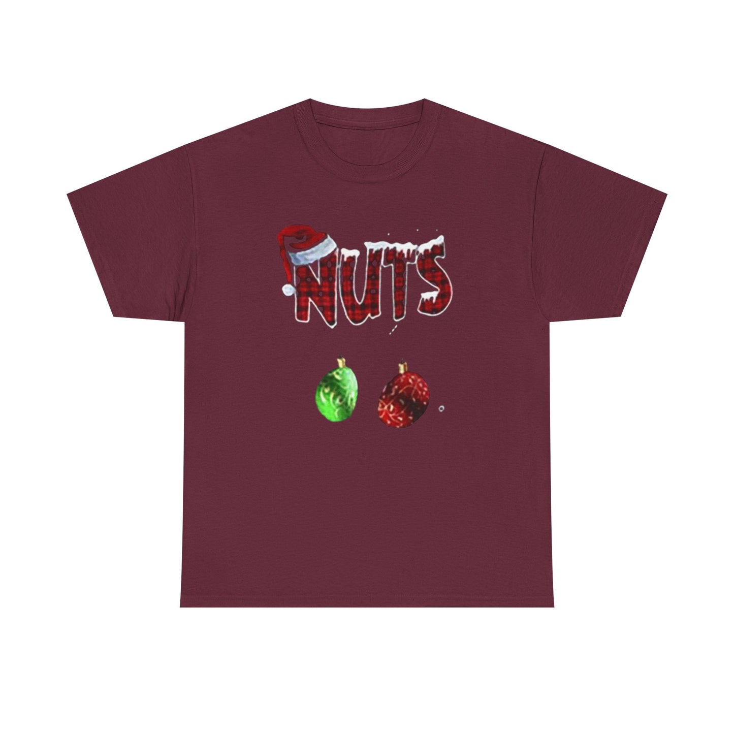 Holiday 'Nuts' Tee — Funny Christmas Ornament Graphic T-Shirt Printify