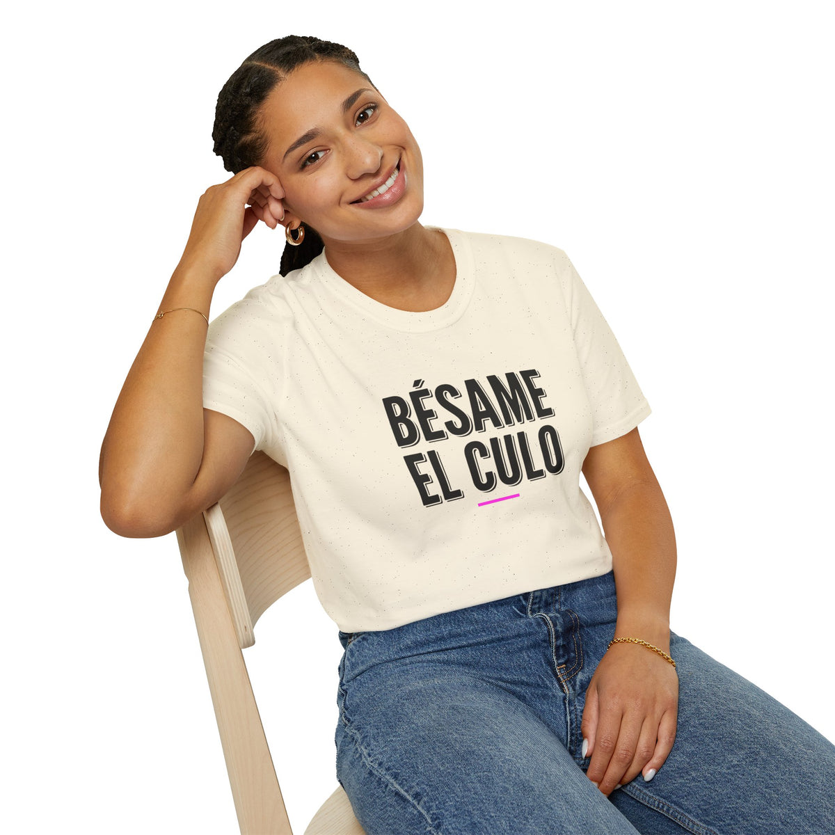 Bésame El Culo Graphic T-Shirt — Funny Spanish Slogan Tee