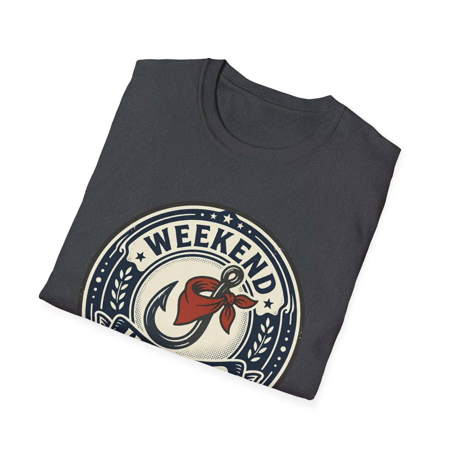 Weekend Hooker Fishing T-Shirt — Retro Angler Logo Tee