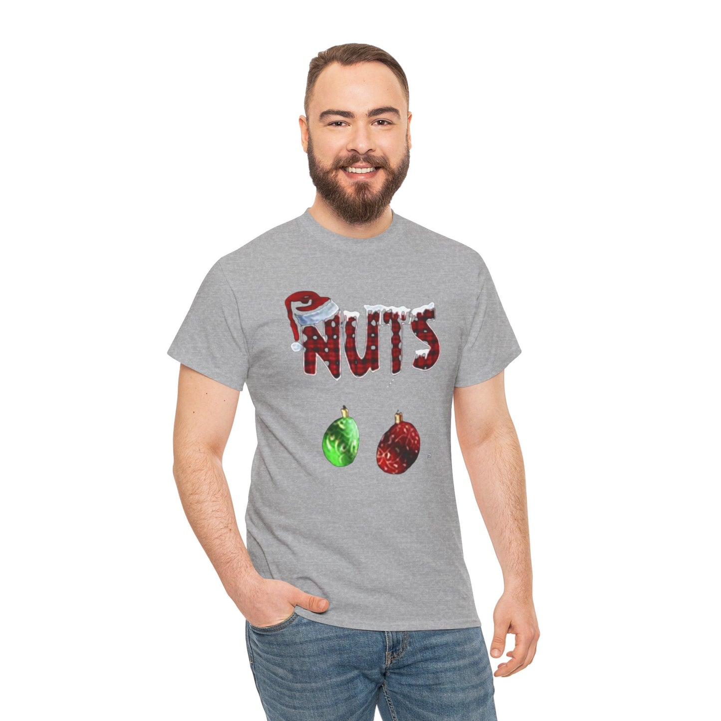 Holiday 'Nuts' Tee — Funny Christmas Ornament Graphic T-Shirt Printify