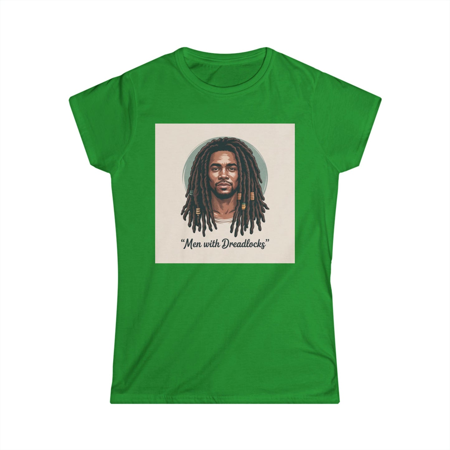 Dreadlocks Portrait Tee — "Men with Dreadlocks" Graphic Women's Shirt Printify