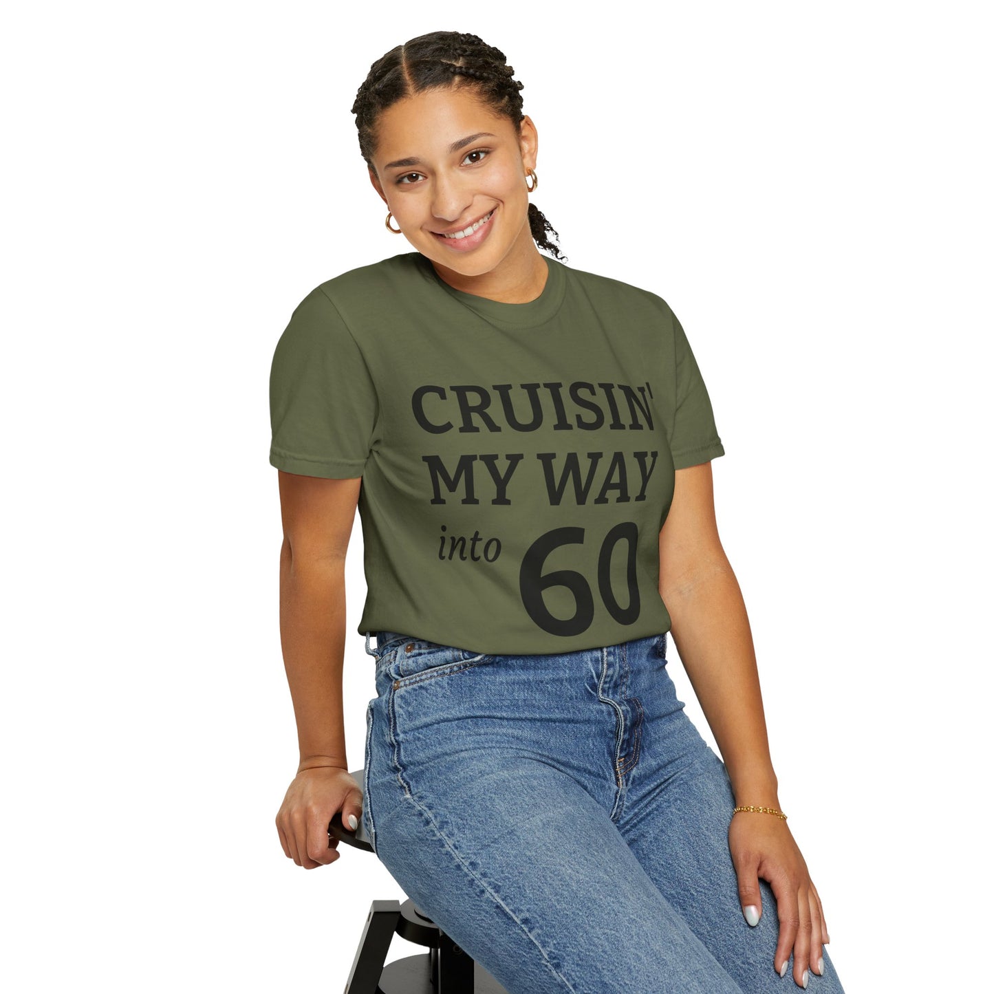 Cruisin' My Way Into 60 T-Shirt — 60th Birthday Tee